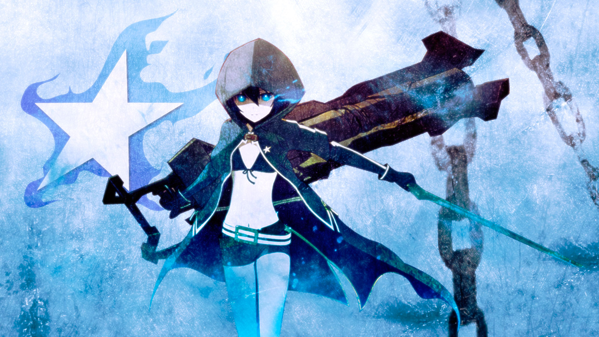 Download mobile wallpaper Anime, Black Rock Shooter for free.