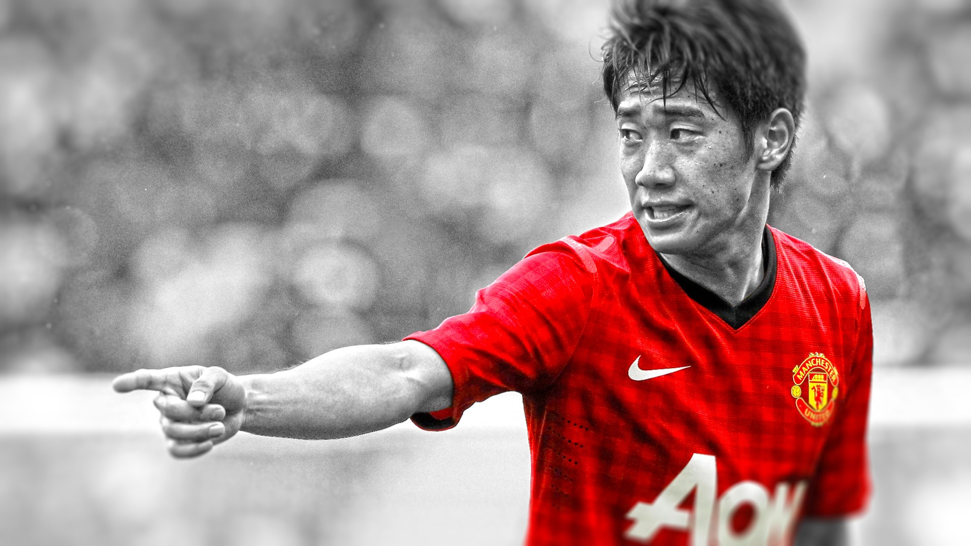 Téléchargez des papiers peints mobile Des Sports, Football, Manchester United Fc, Shinji Kagawa gratuitement.