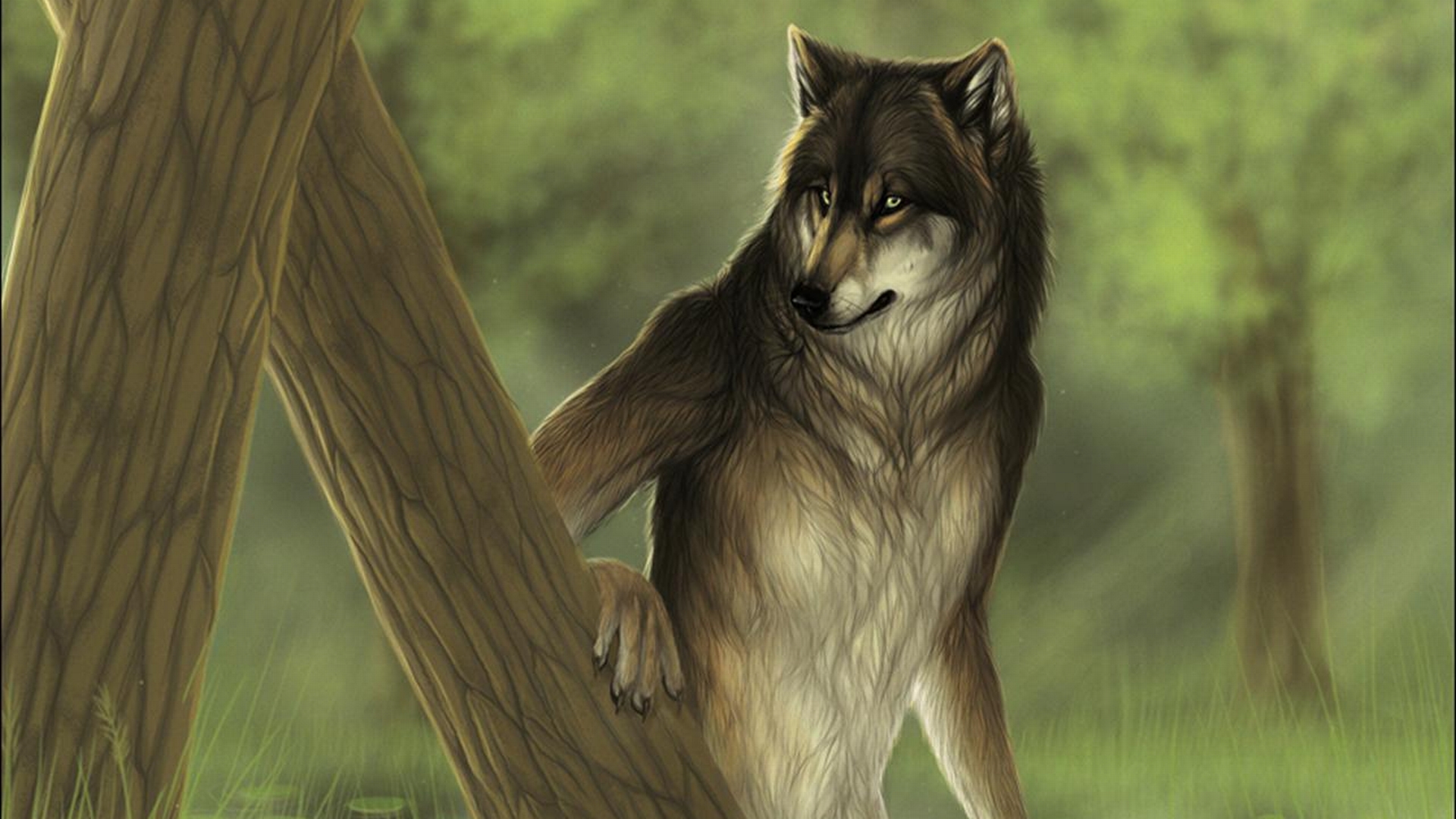 Download mobile wallpaper Fantasy Animals, Wolf, Fantasy for free.