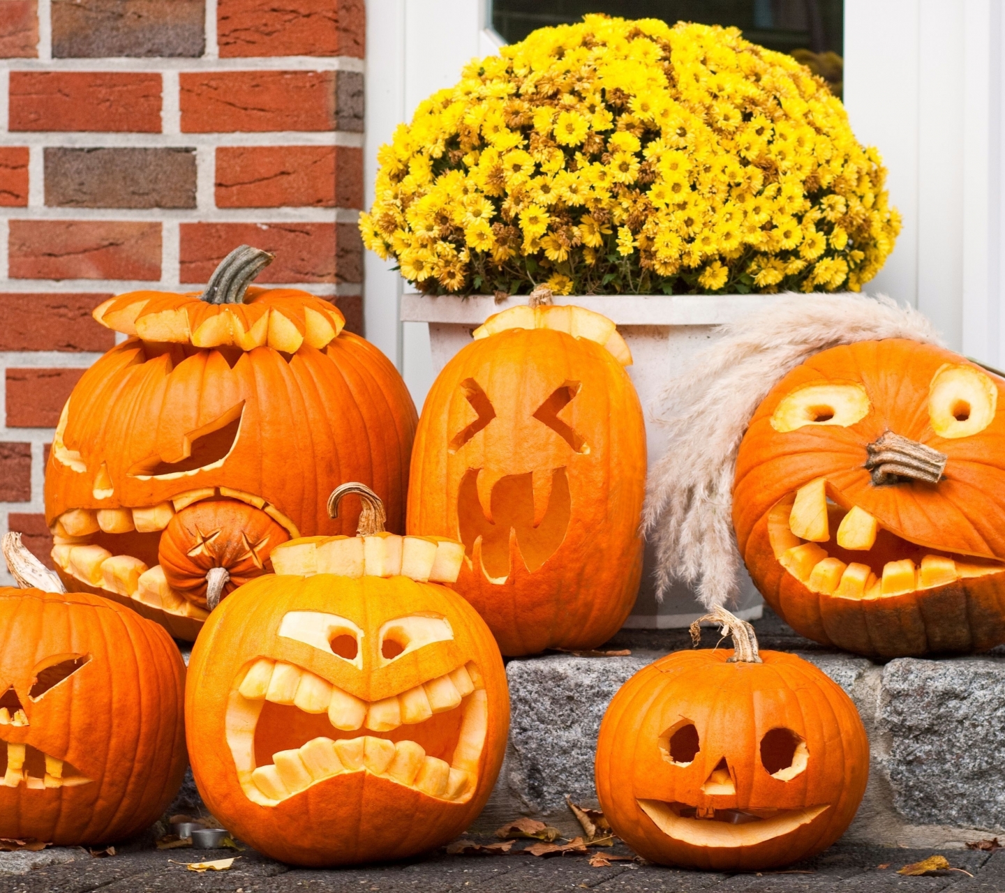 Download mobile wallpaper Halloween, Pumpkin, Holiday for free.