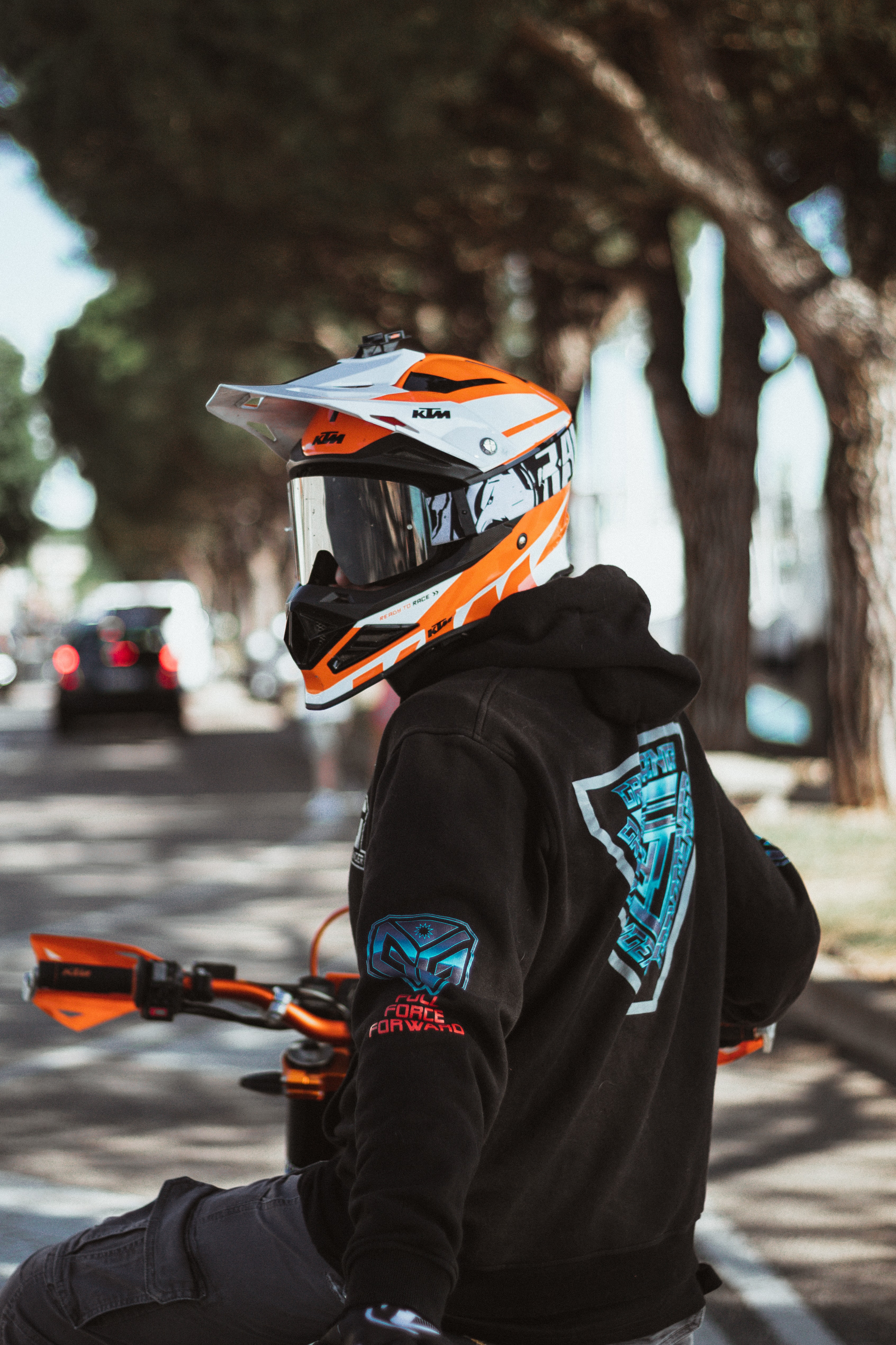 hoodies, motorcyclist, helmet, minimalism, motorcycle, hoodie, equipment, outfit