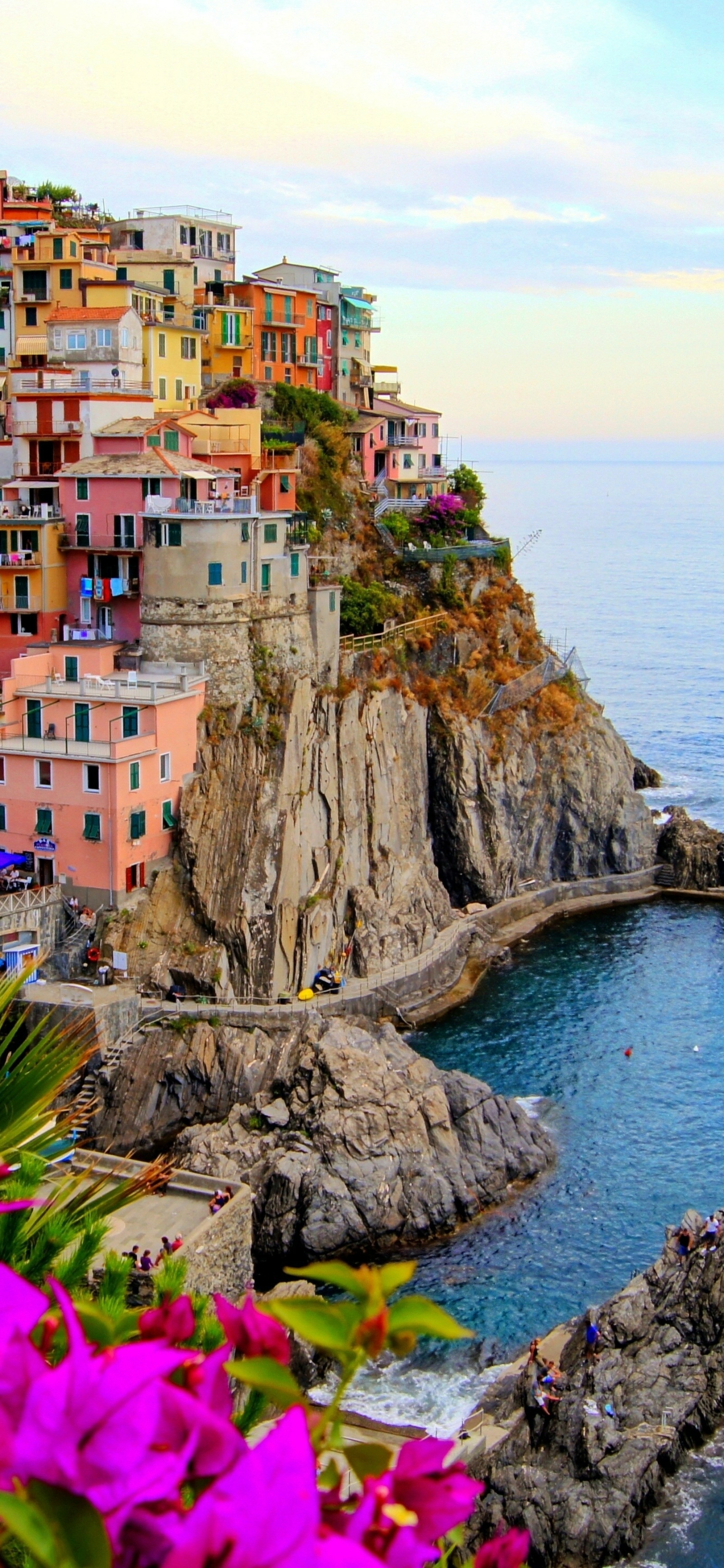 Download mobile wallpaper Liguria, Manarola, Cinque Terre, Italy, Towns, Man Made for free.