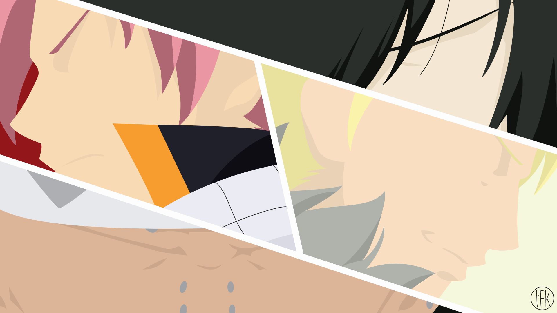 Free download wallpaper Anime, Fairy Tail, Natsu Dragneel, Gajeel Redfox, Sting Eucliffe, Rogue Cheney on your PC desktop