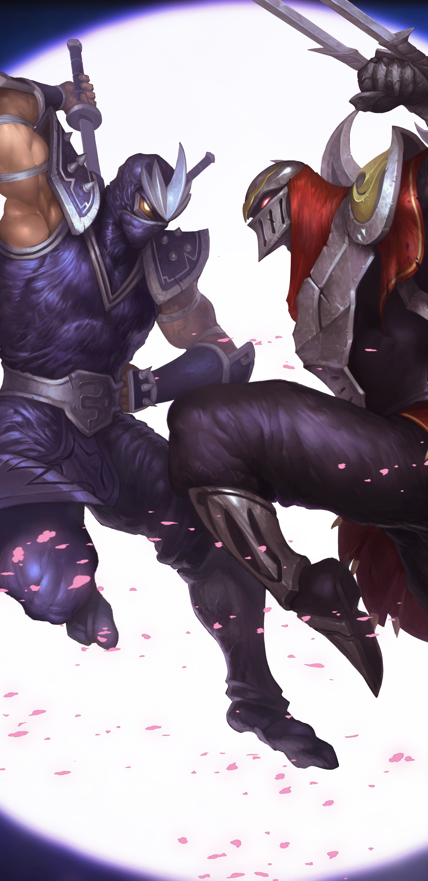 Download mobile wallpaper League Of Legends, Video Game, Shen (League Of Legends), Zed (League Of Legends) for free.