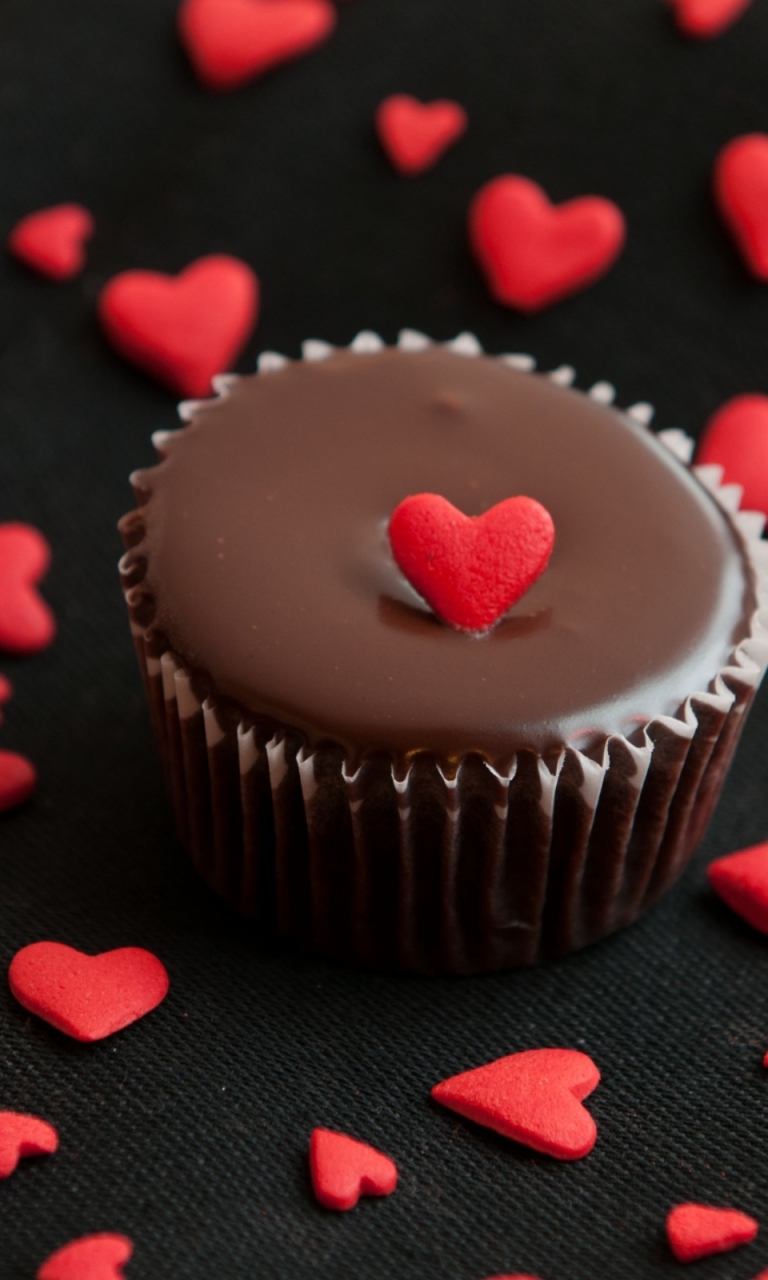 Download mobile wallpaper Food, Chocolate, Love, Cake, Heart for free.