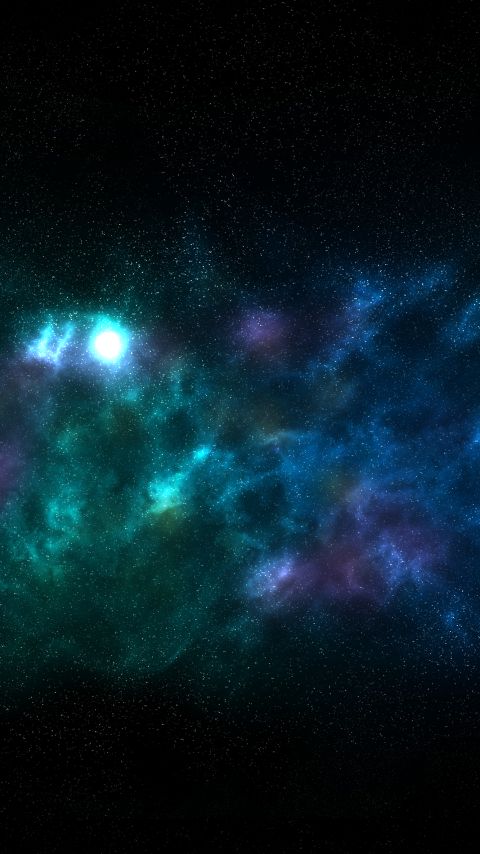 Скачать картинку Звезды, Туманность, Вселенная, Галактика, Научная Фантастика в телефон бесплатно.