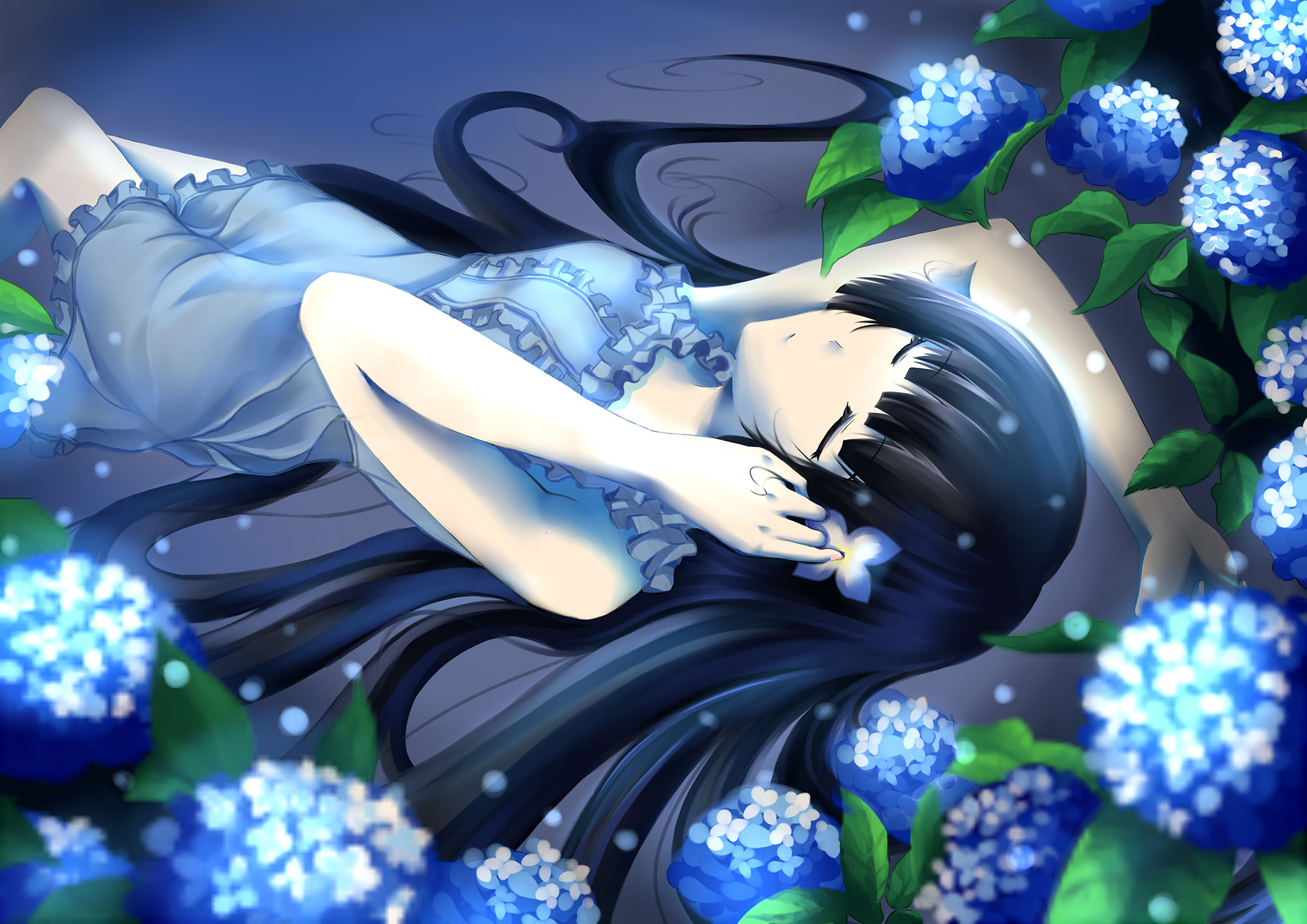 Free download wallpaper Anime, Flower, Sankarea, Rea Sanka on your PC desktop