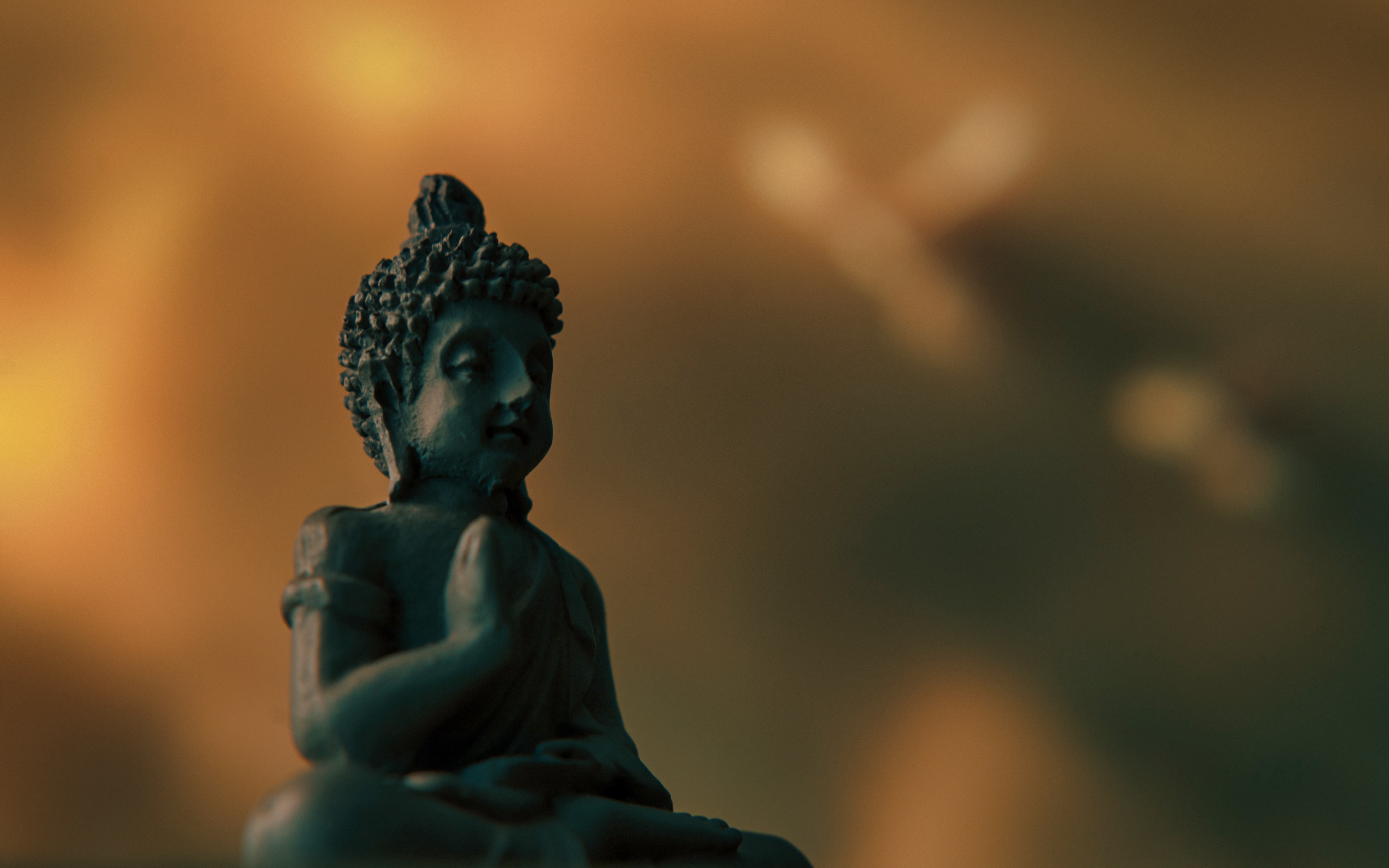 Скачать обои бесплатно Будда, Статуя, Религиозные картинка на рабочий стол ПК
