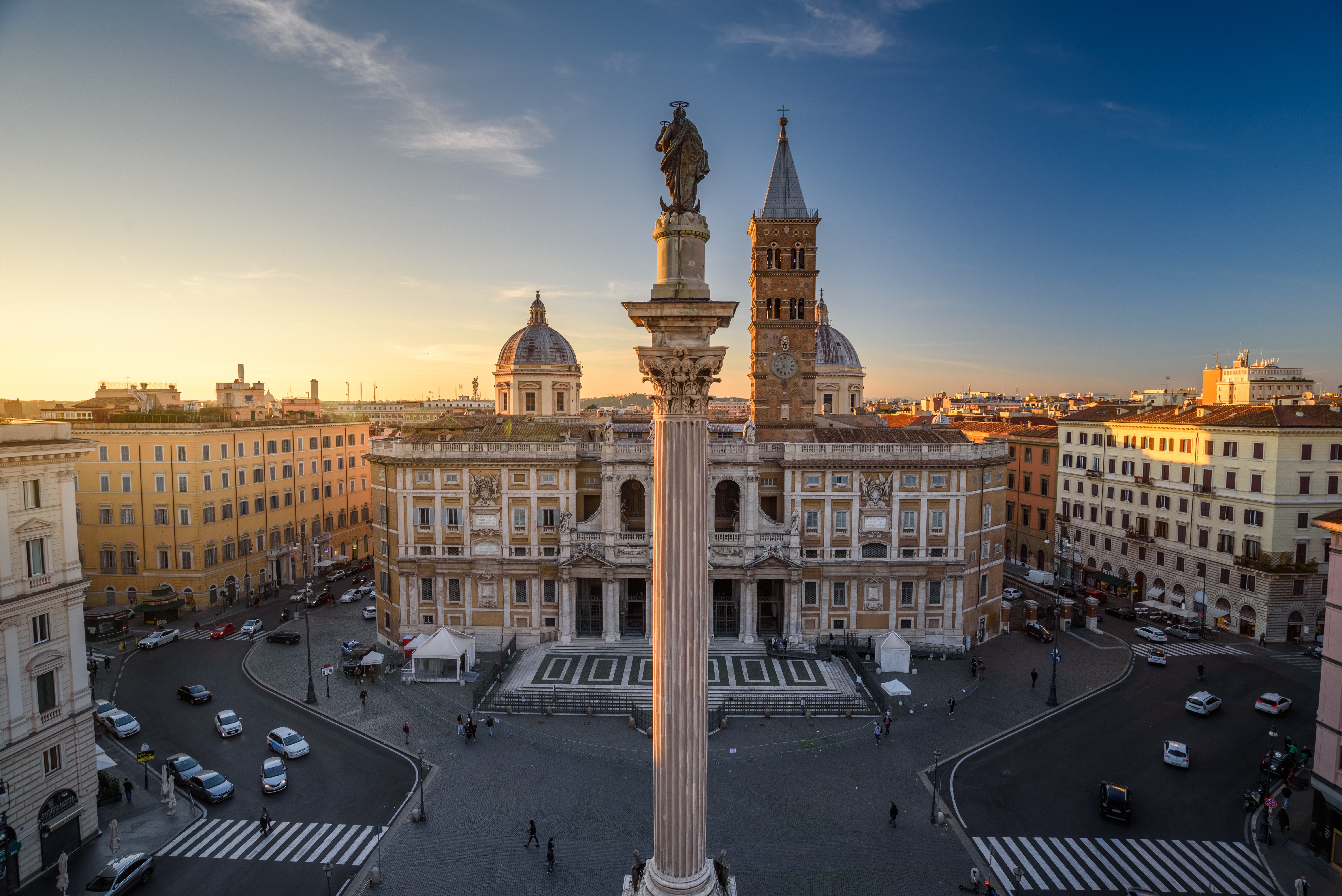 Download mobile wallpaper Cities, Italy, Building, House, Square, Church, Rome, Man Made for free.