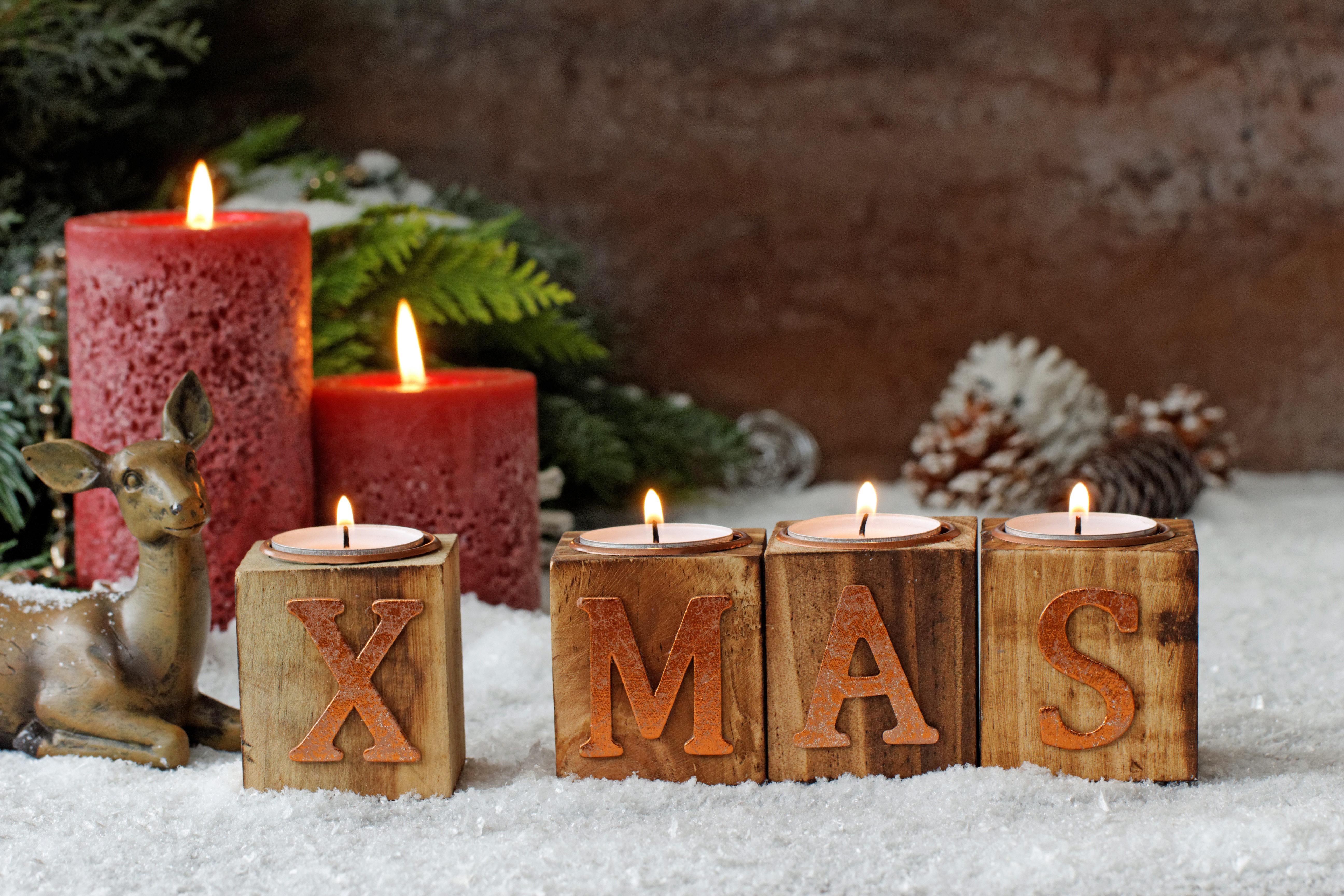 Free download wallpaper Christmas, Holiday, Candle on your PC desktop