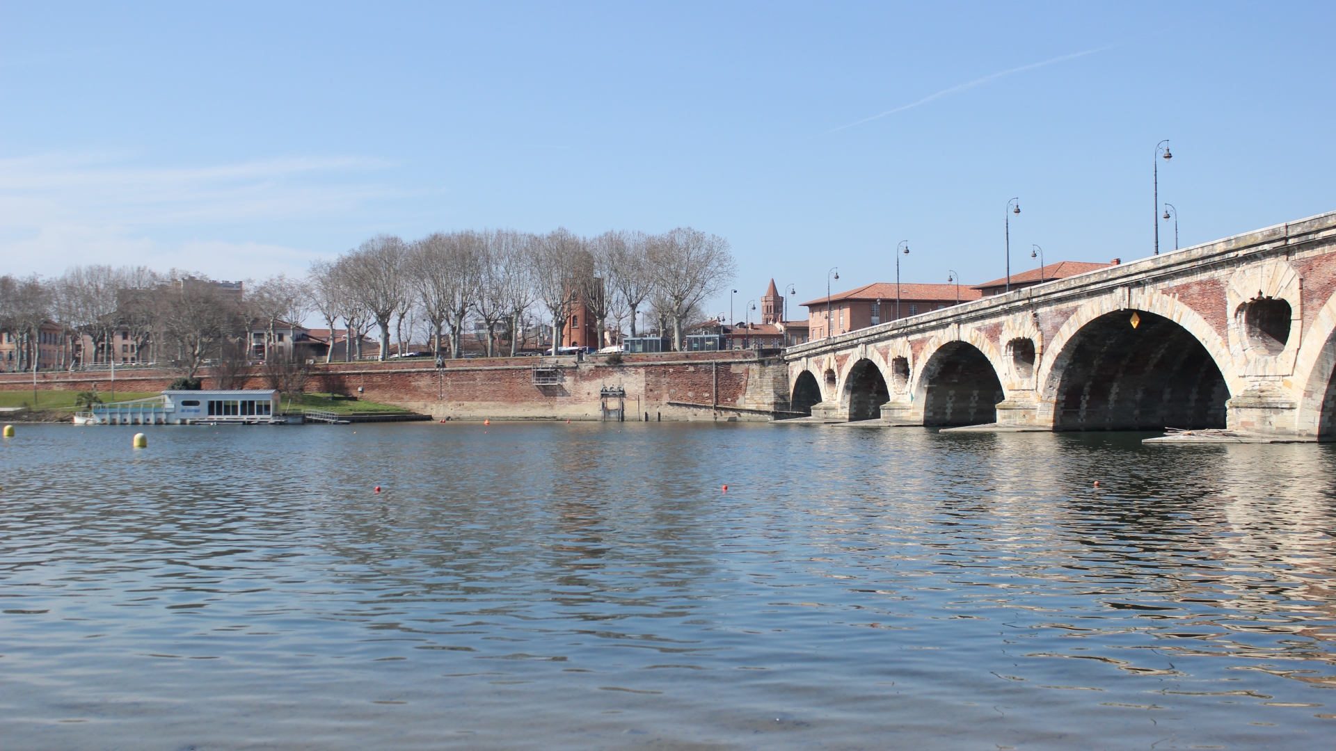 Handy-Wallpaper Brücken, Menschengemacht, Pont Neuf Toulouse kostenlos herunterladen.