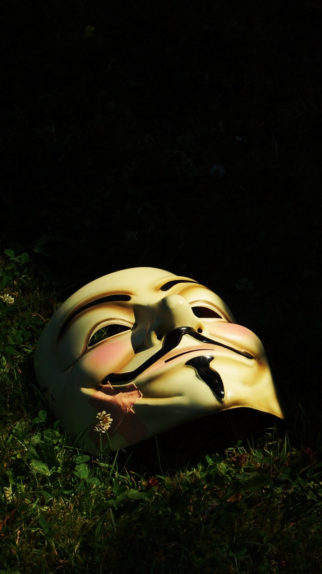 Handy-Wallpaper Maske, Düster, Anonym kostenlos herunterladen.