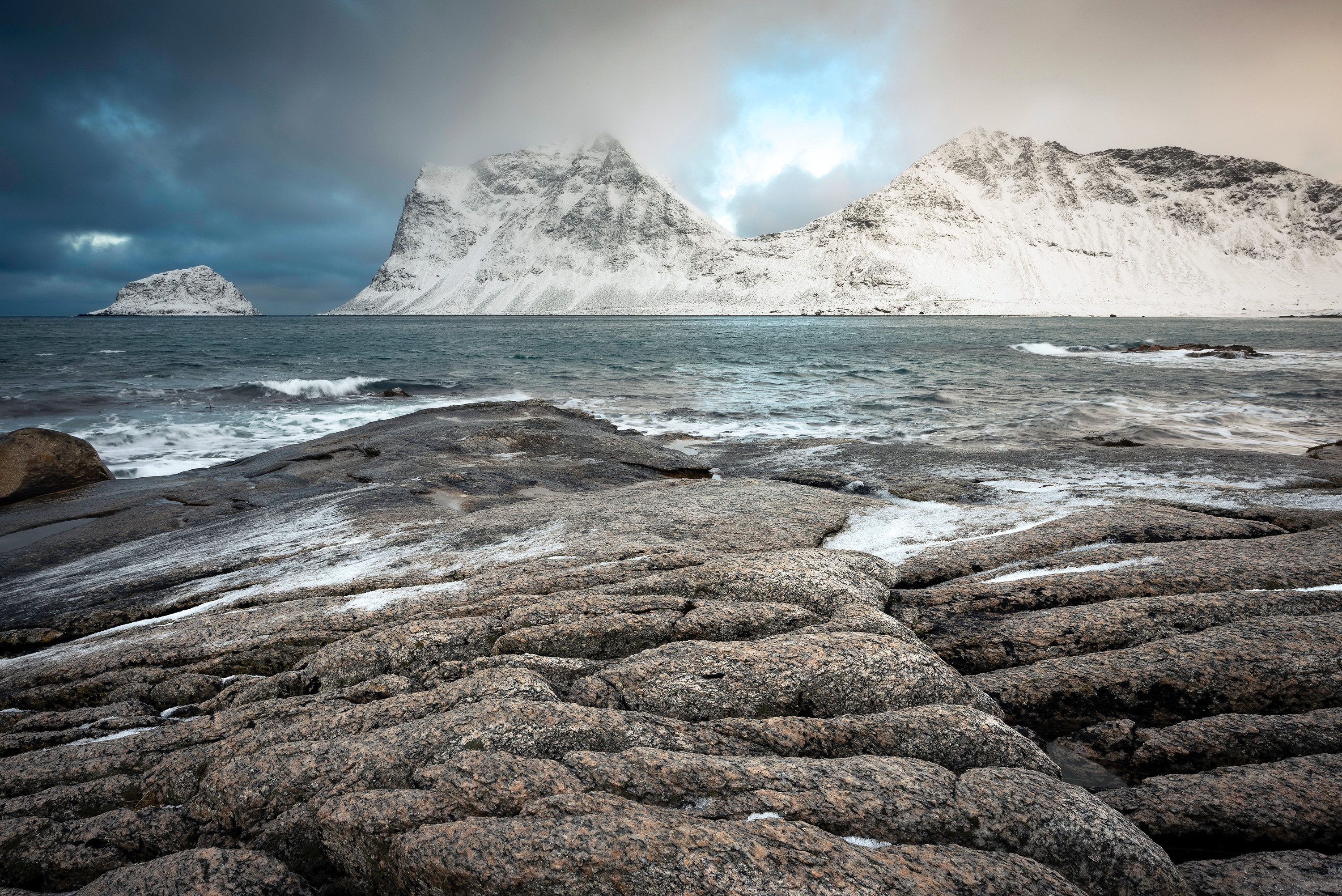 無料モバイル壁紙山, 海岸, ノルウェー, 写真撮影, ロフォーテン諸島をダウンロードします。