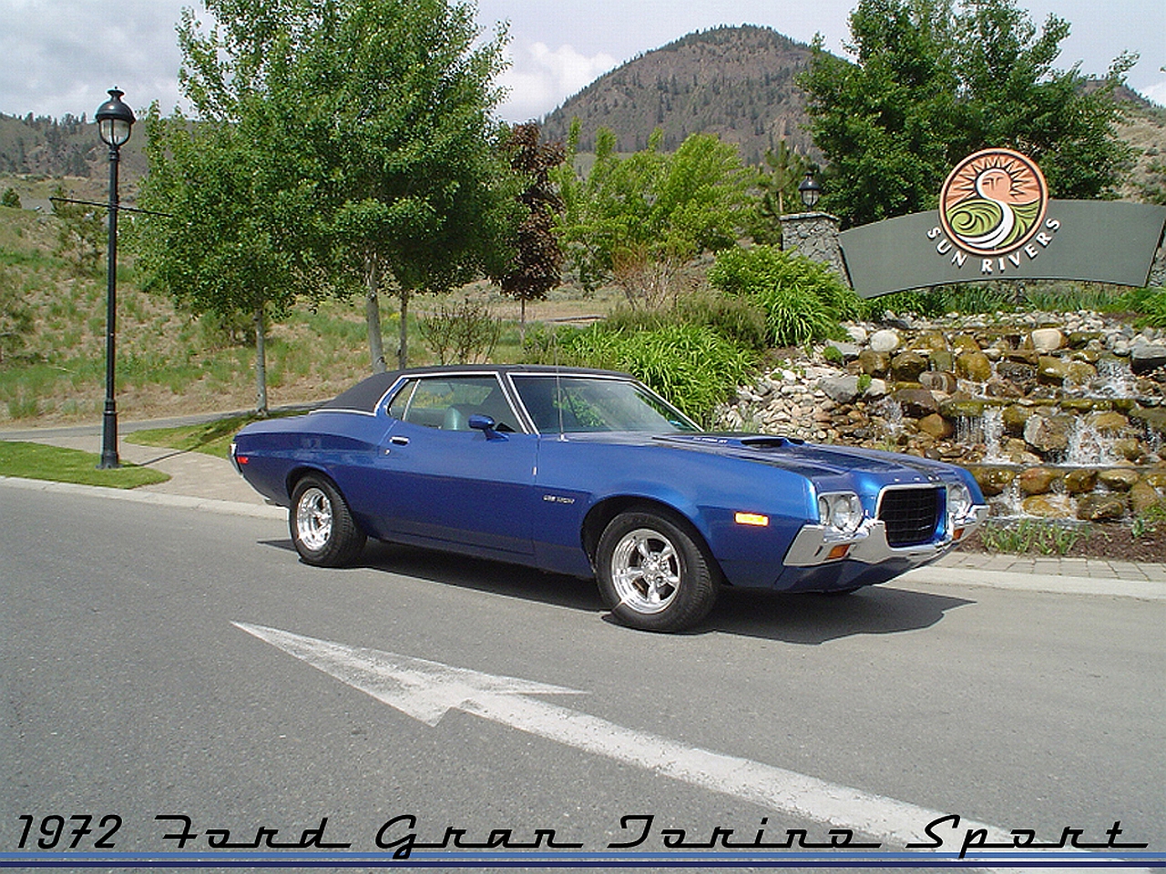 Laden Sie das Fahrzeuge, Ford Gran Torino Sport-Bild kostenlos auf Ihren PC-Desktop herunter