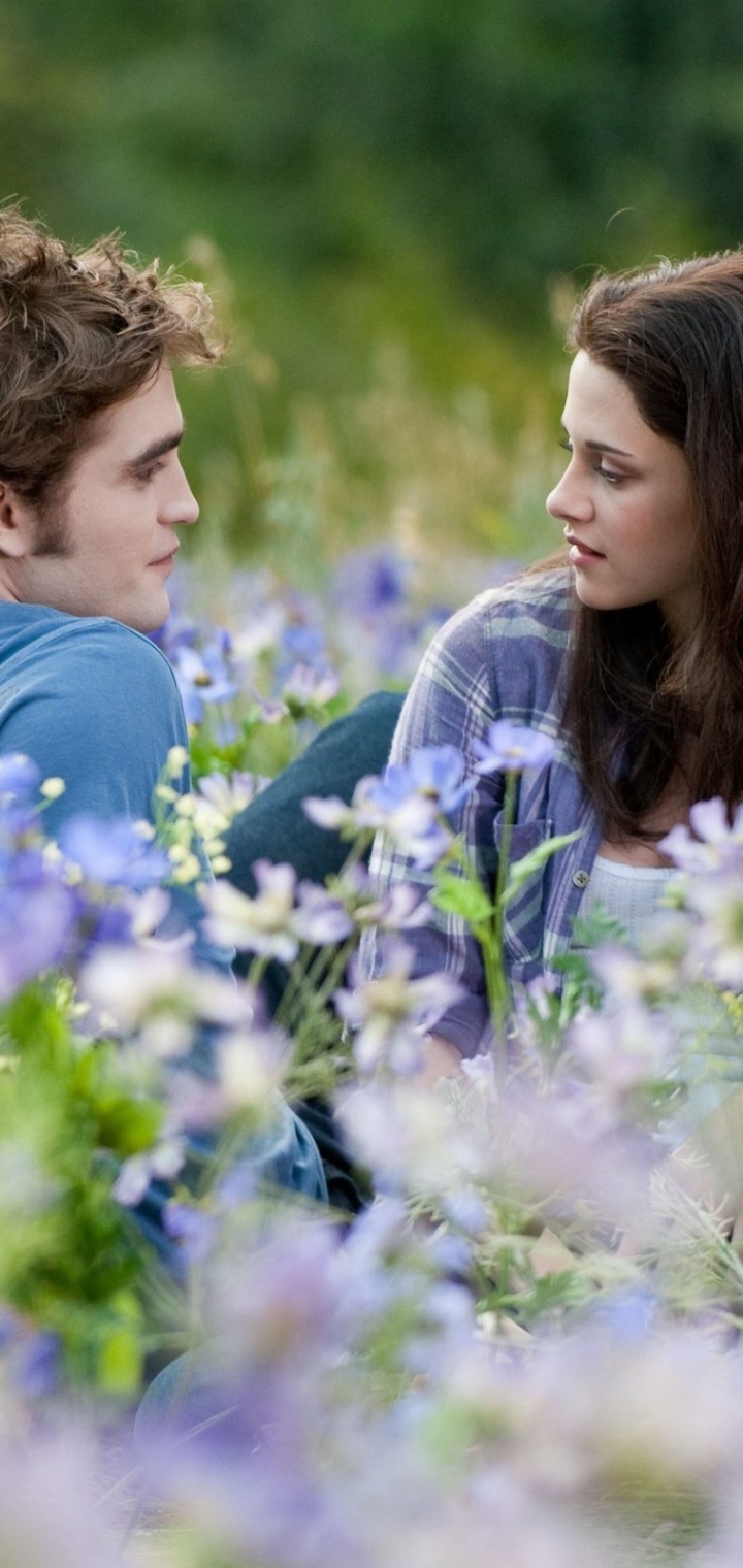 Handy-Wallpaper Robert Pattinson, Kristen Stewart, Filme, Twilight Biss Zum Morgengrauen kostenlos herunterladen.