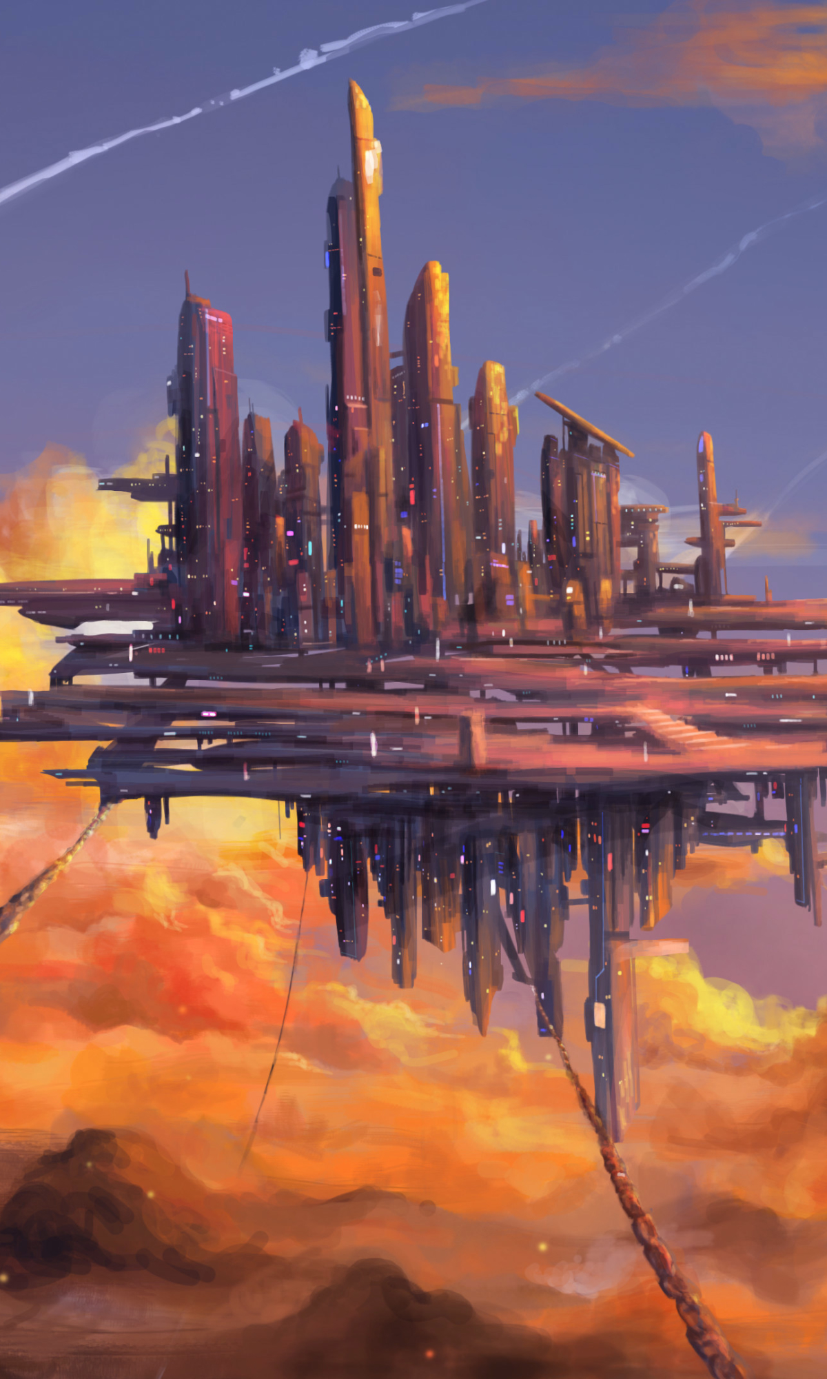 Download mobile wallpaper City, Sci Fi for free.