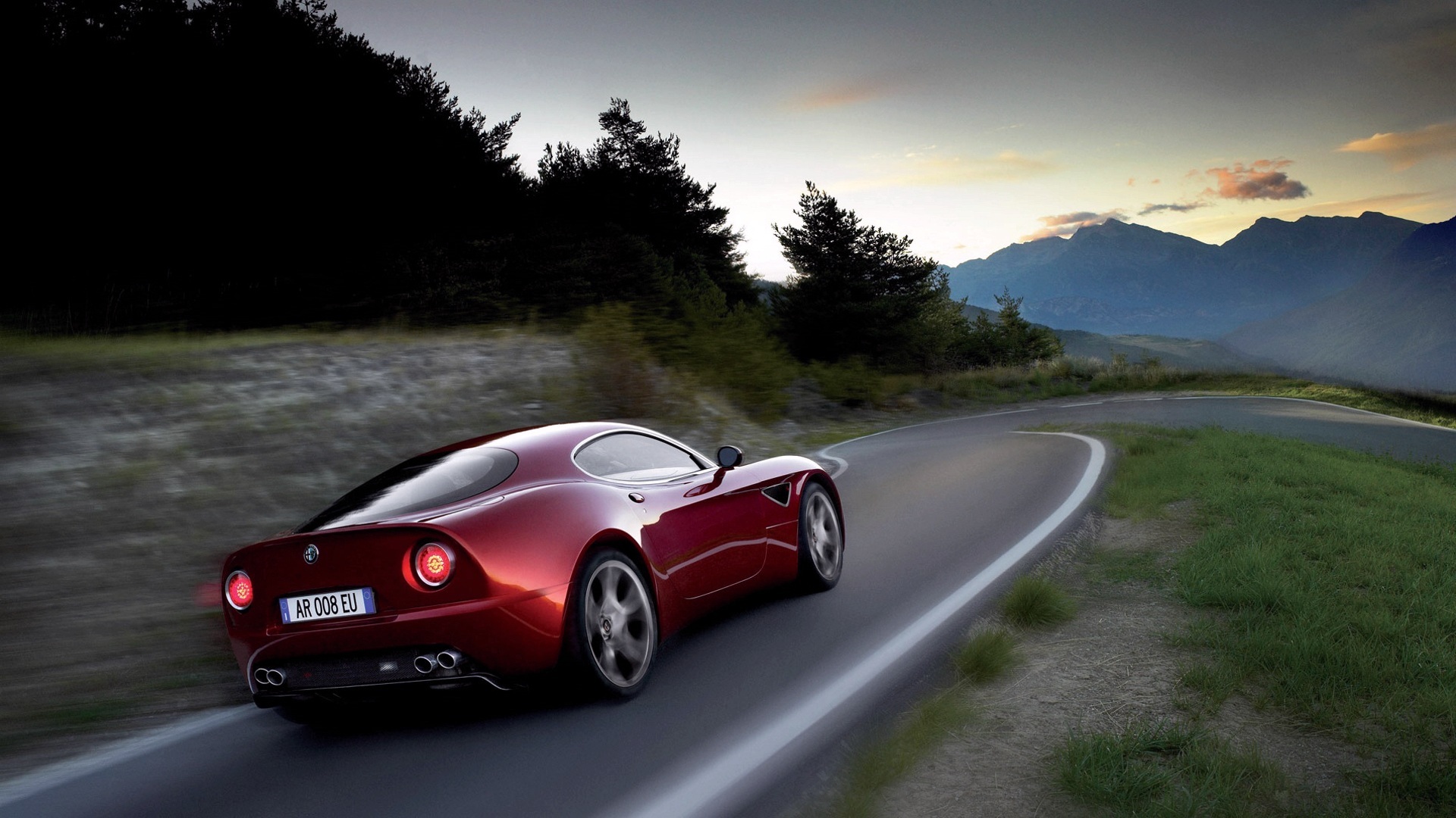 Free download wallpaper Transport, Auto, Roads, Alfa Romeo on your PC desktop