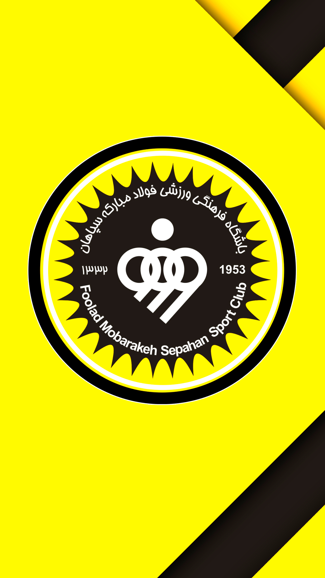 Téléchargez des papiers peints mobile Logo, Des Sports, Emblème, Football, Sepahan S C gratuitement.