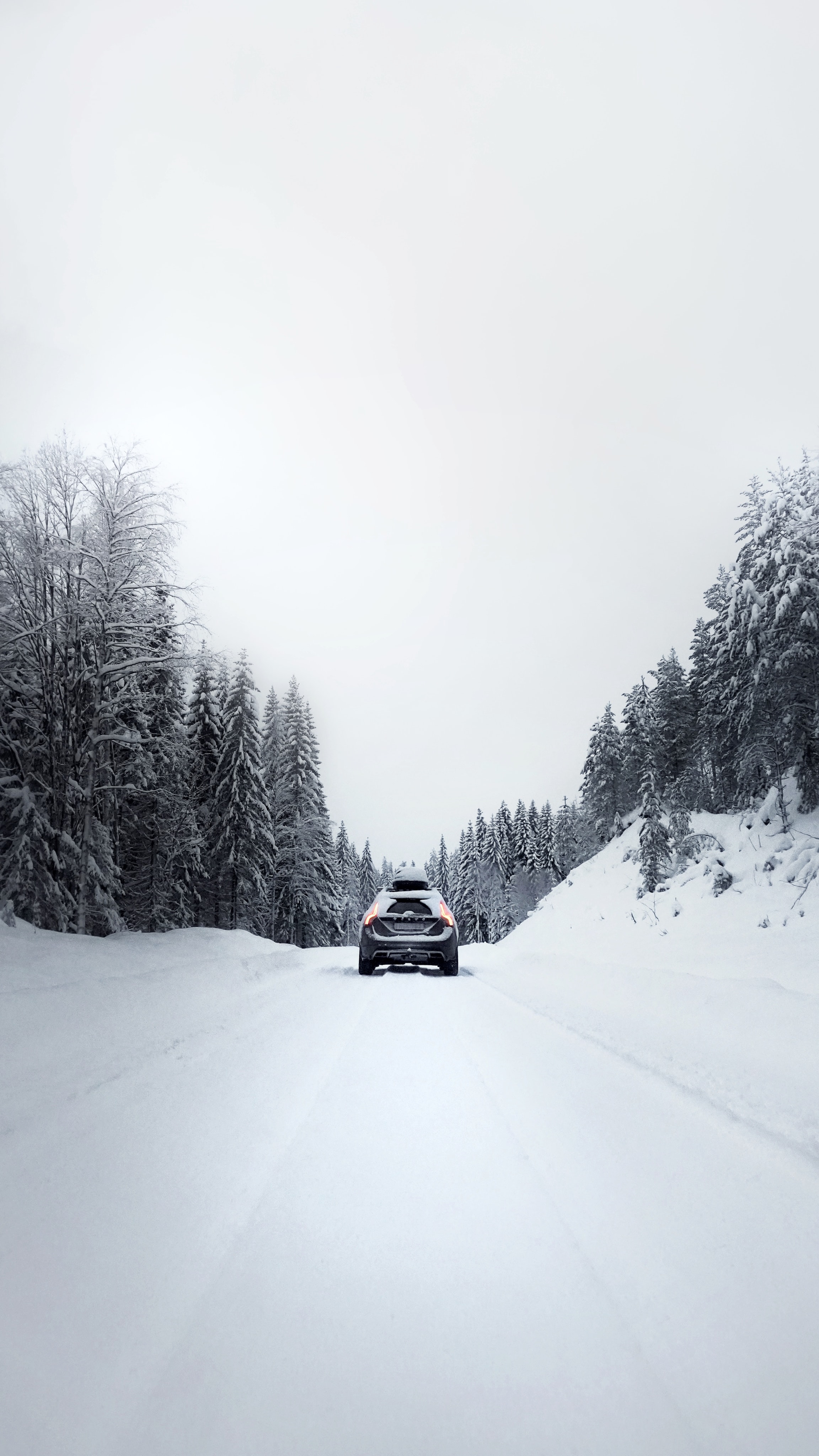 Free download wallpaper Snow, Road, Winter, Cars, Car on your PC desktop