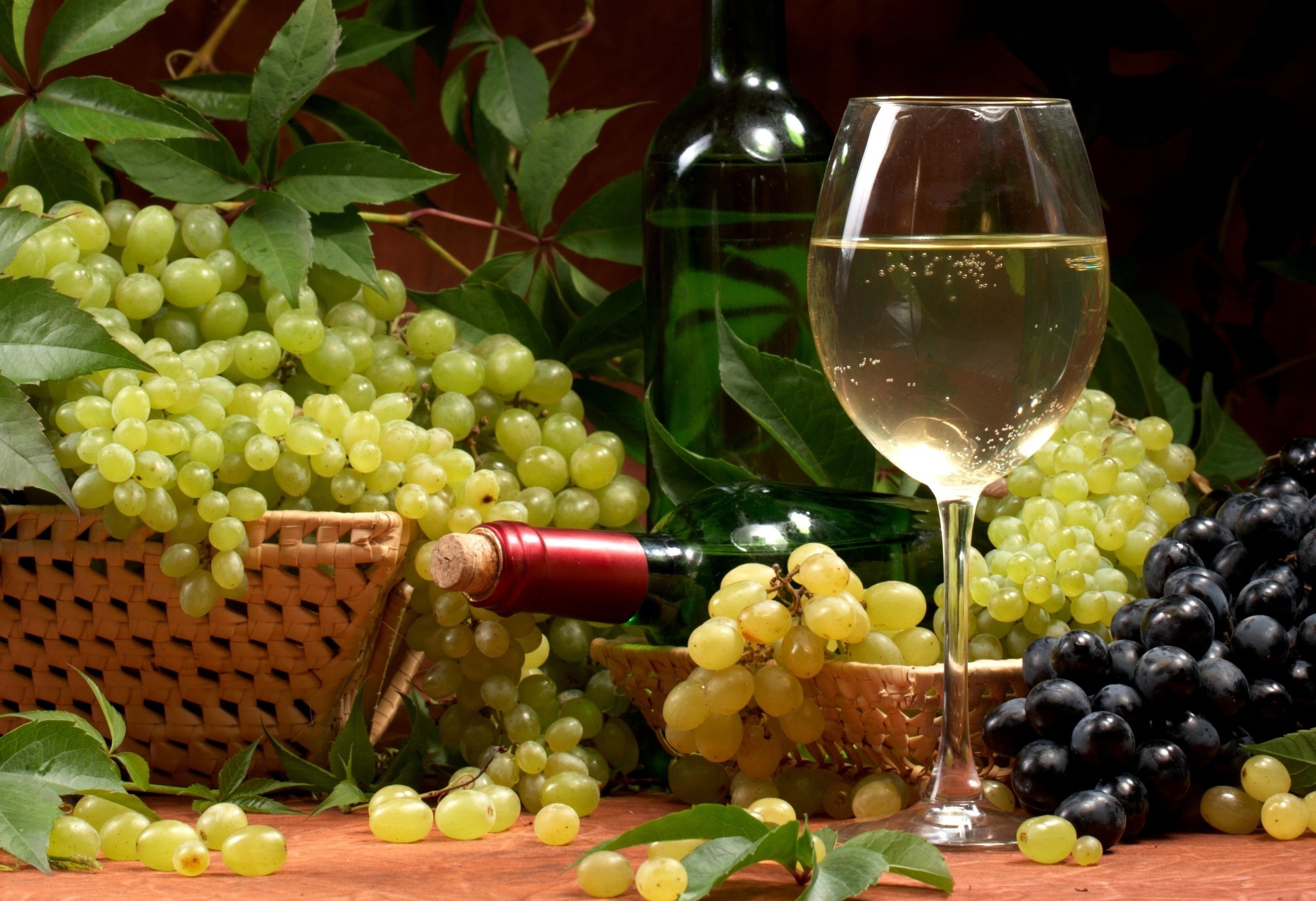 Free download wallpaper Food, Grapes, Wine on your PC desktop