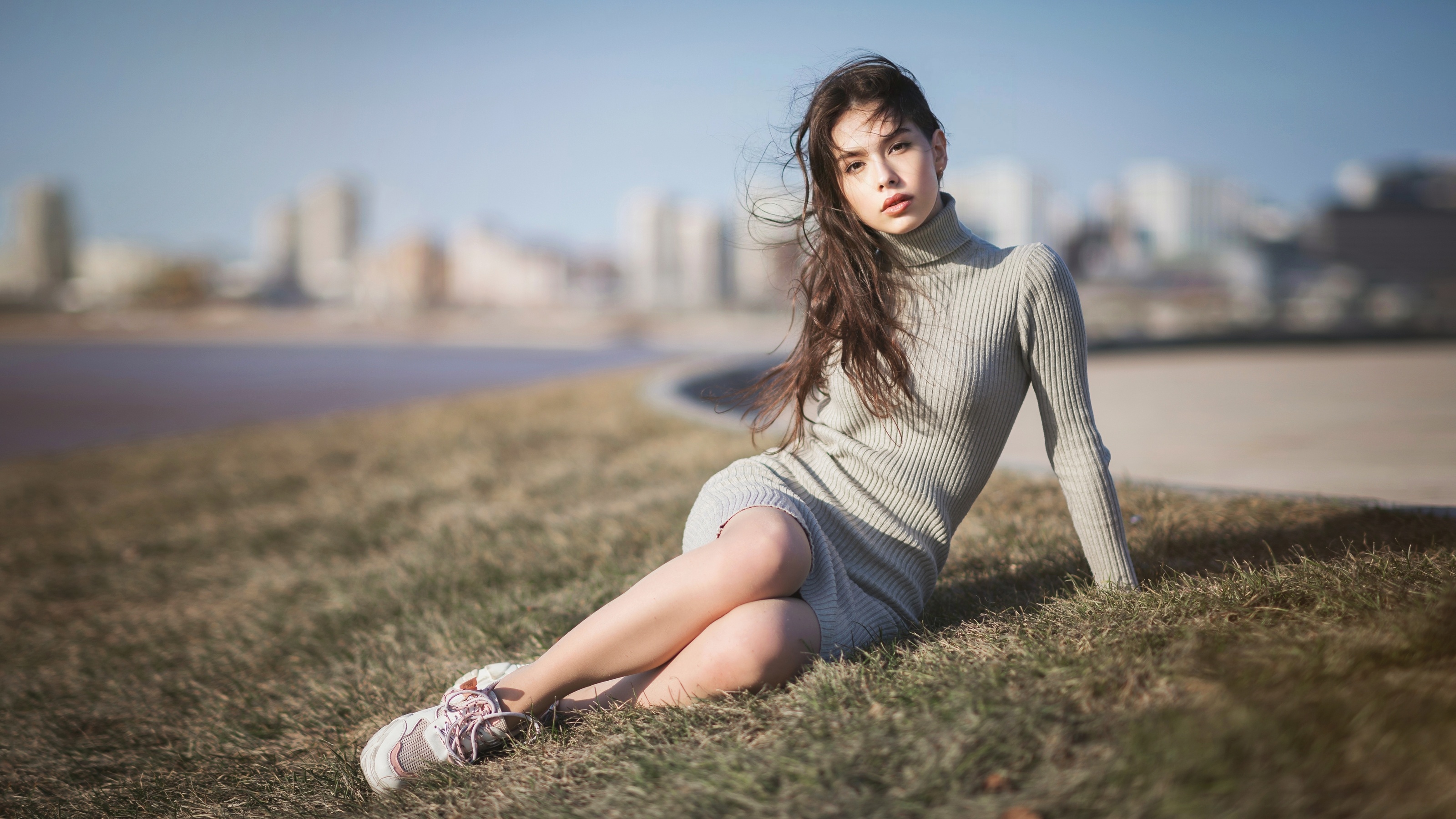 Free download wallpaper Brunette, Model, Women, Depth Of Field on your PC desktop