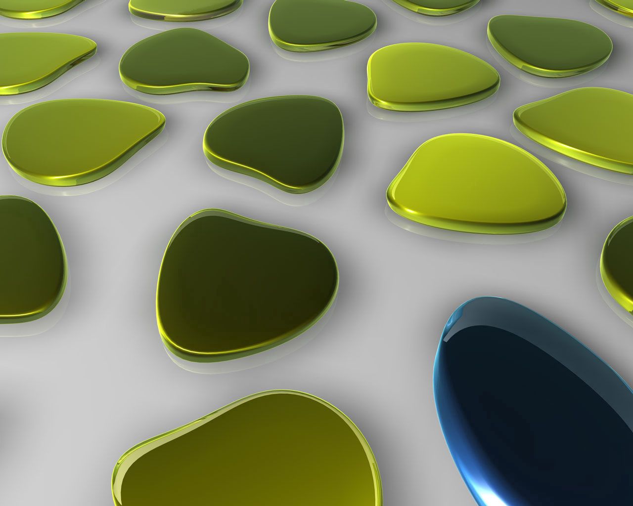 Download mobile wallpaper Glass, Island, Form, 3D for free.