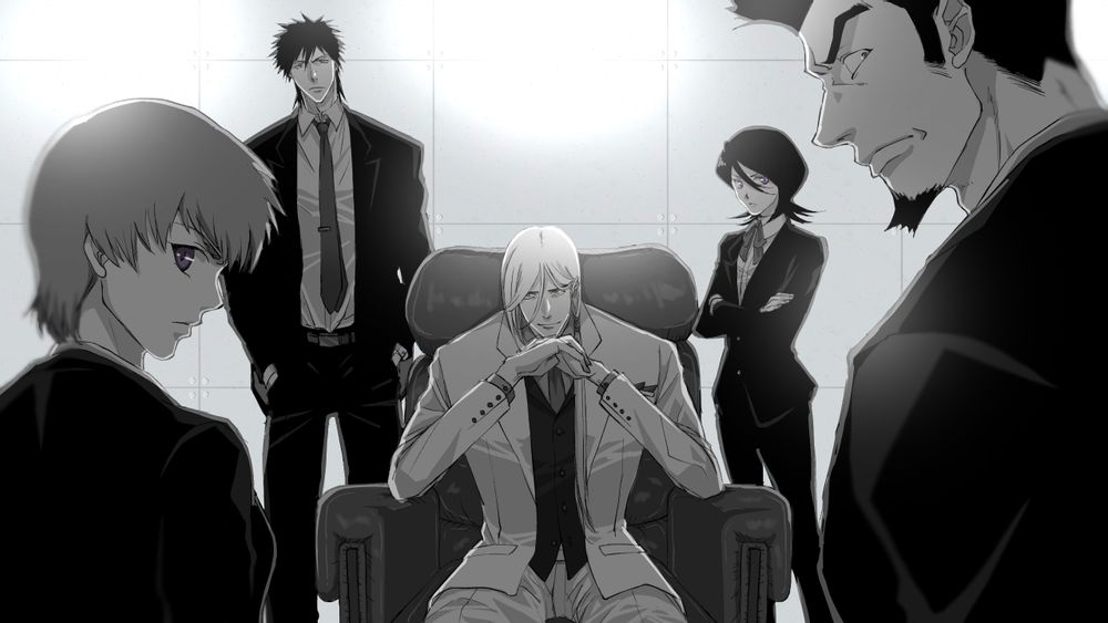 HDデスクトップ 壁紙: 朽木ルキア, アニメ, 漂白, 浮竹十四郎, 清音虎徹, 柴海燕, 小椿千太郎ダウンロード無料画像 #516627