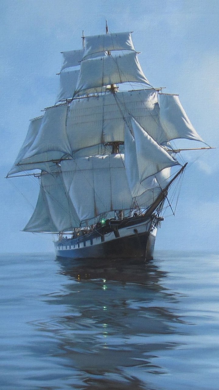 Download mobile wallpaper Fantasy, Ship for free.