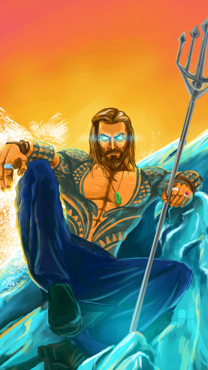 Handy-Wallpaper Comics, Dc Comics, Aquaman kostenlos herunterladen.