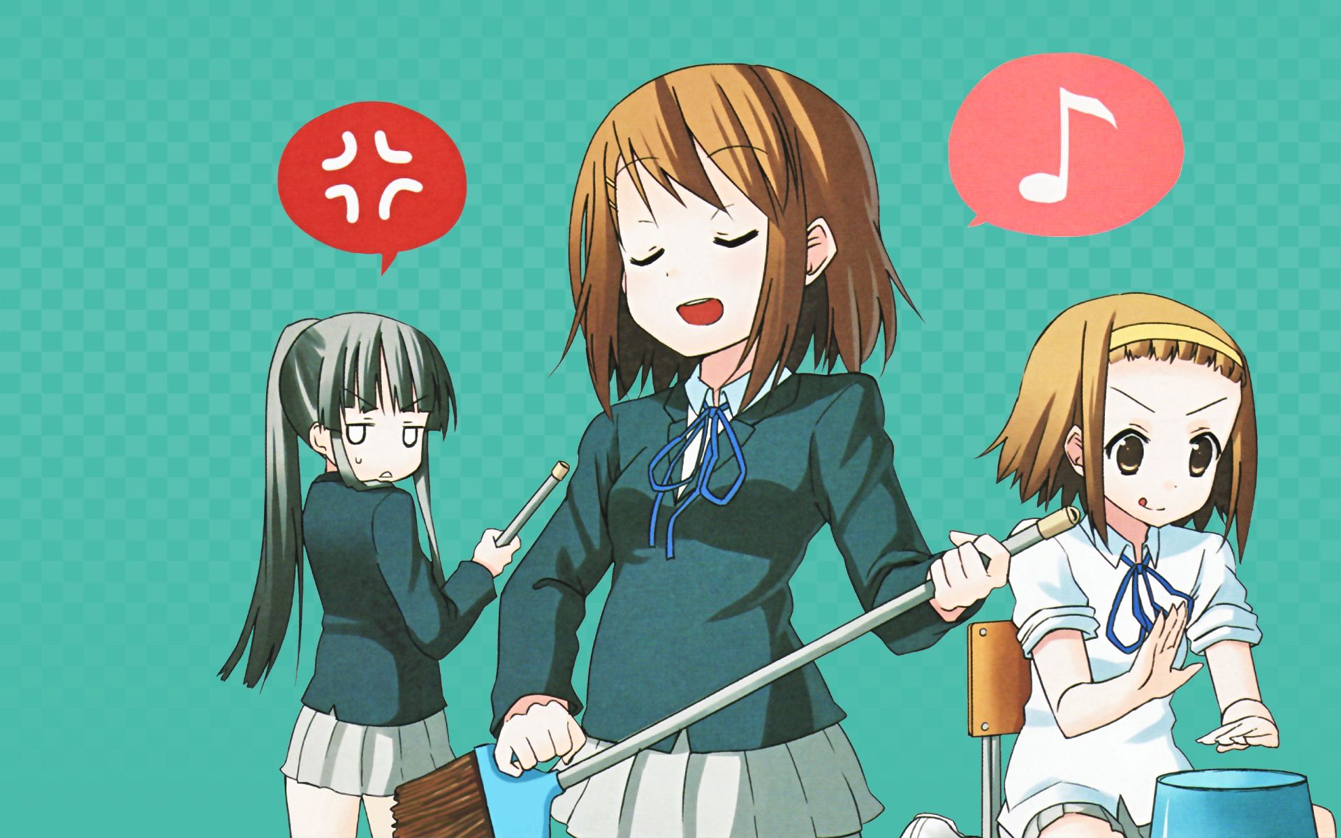 Download mobile wallpaper Anime, Mio Akiyama, K On!, Ritsu Tainaka, Yui Hirasawa for free.