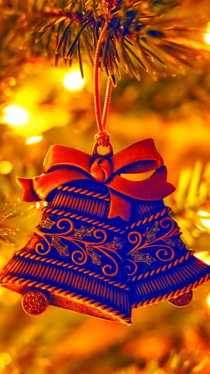 Téléchargez des papiers peints mobile Noël, Vacances, Décorations De Noël, Cloche gratuitement.