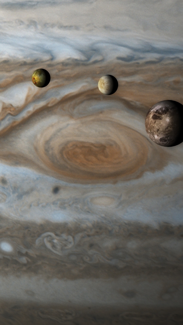 Descarga gratuita de fondo de pantalla para móvil de Espacio, Planeta, Ciencia Ficción, Júpiter.