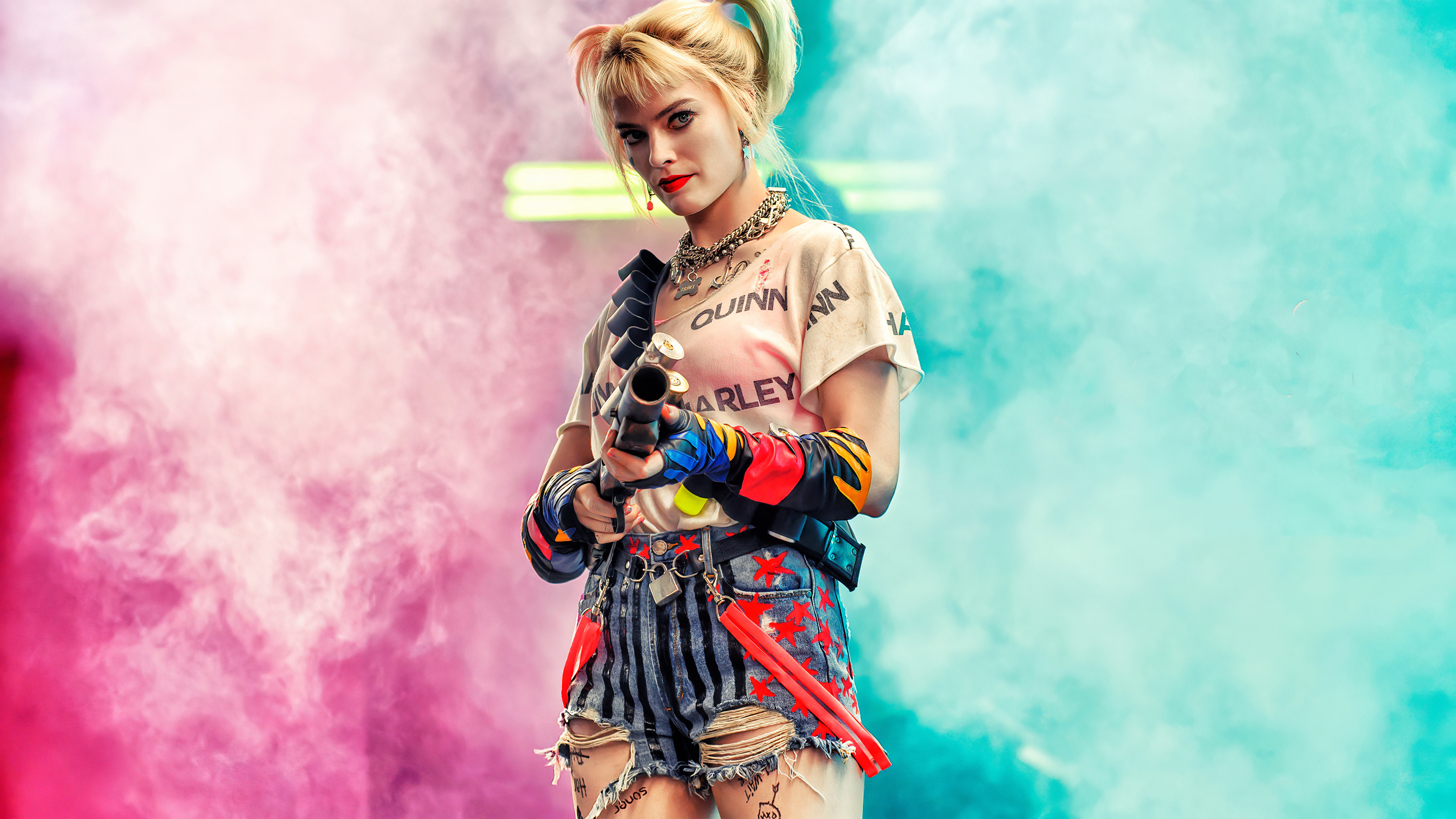 Free download wallpaper Movie, Harley Quinn, Margot Robbie, Birds Of Prey (And The Fantabulous Emancipation Of One Harley Quinn) on your PC desktop