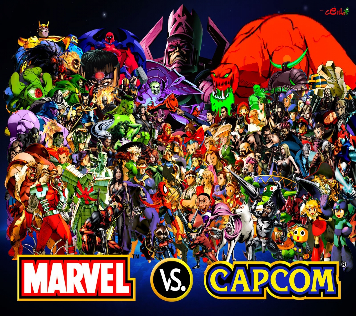 Download mobile wallpaper Comics, Marvel Vs Capcom for free.