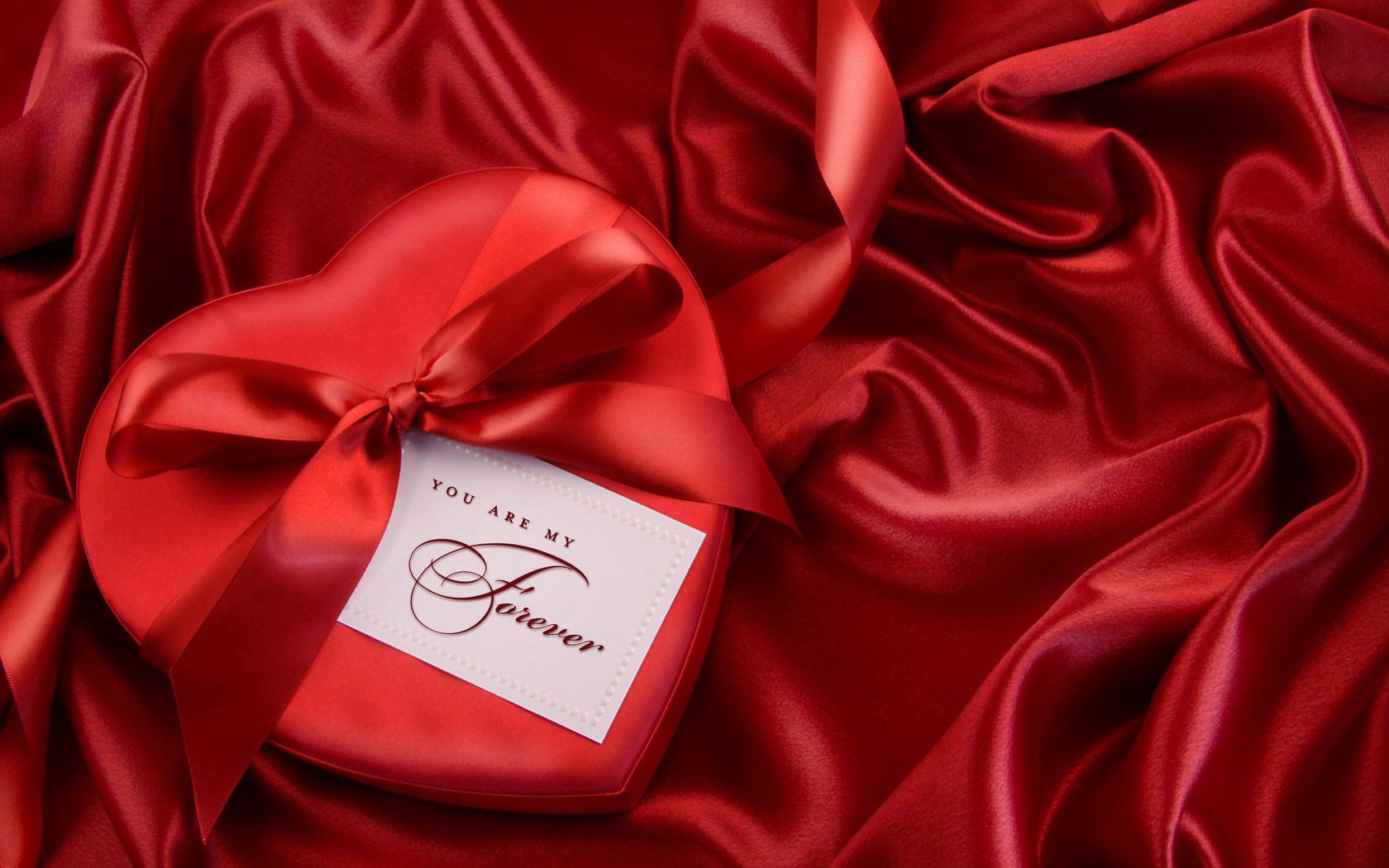 gift, present, love, red, bow, tape, heart, atlas
