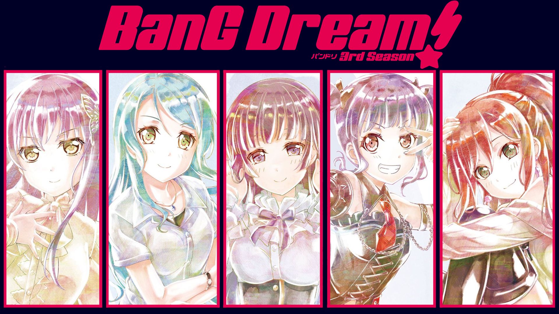anime, bang dream! girls band party!