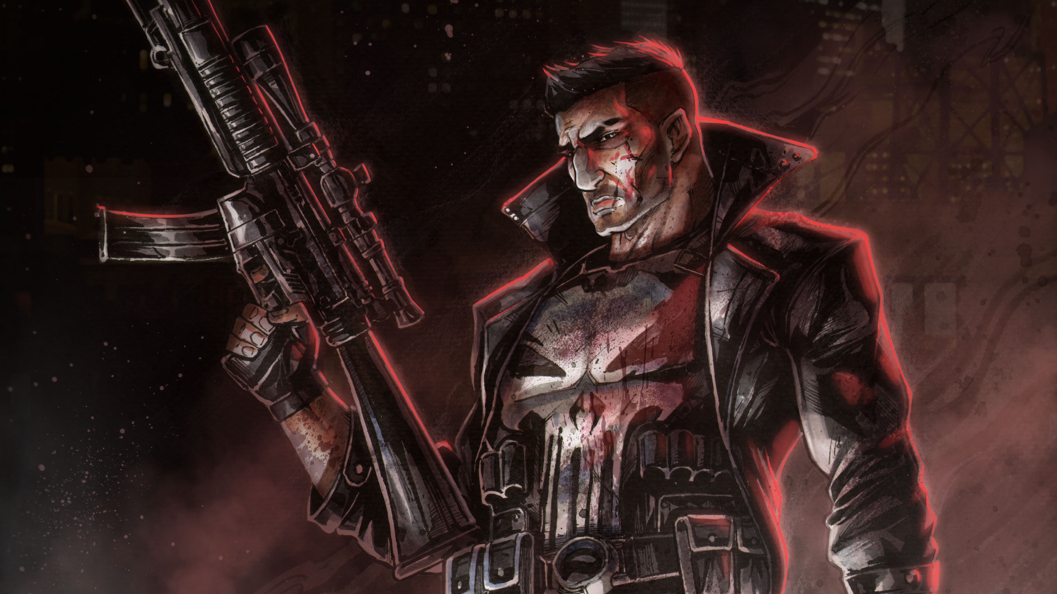 Laden Sie das Comics, Marvel's The Punisher-Bild kostenlos auf Ihren PC-Desktop herunter
