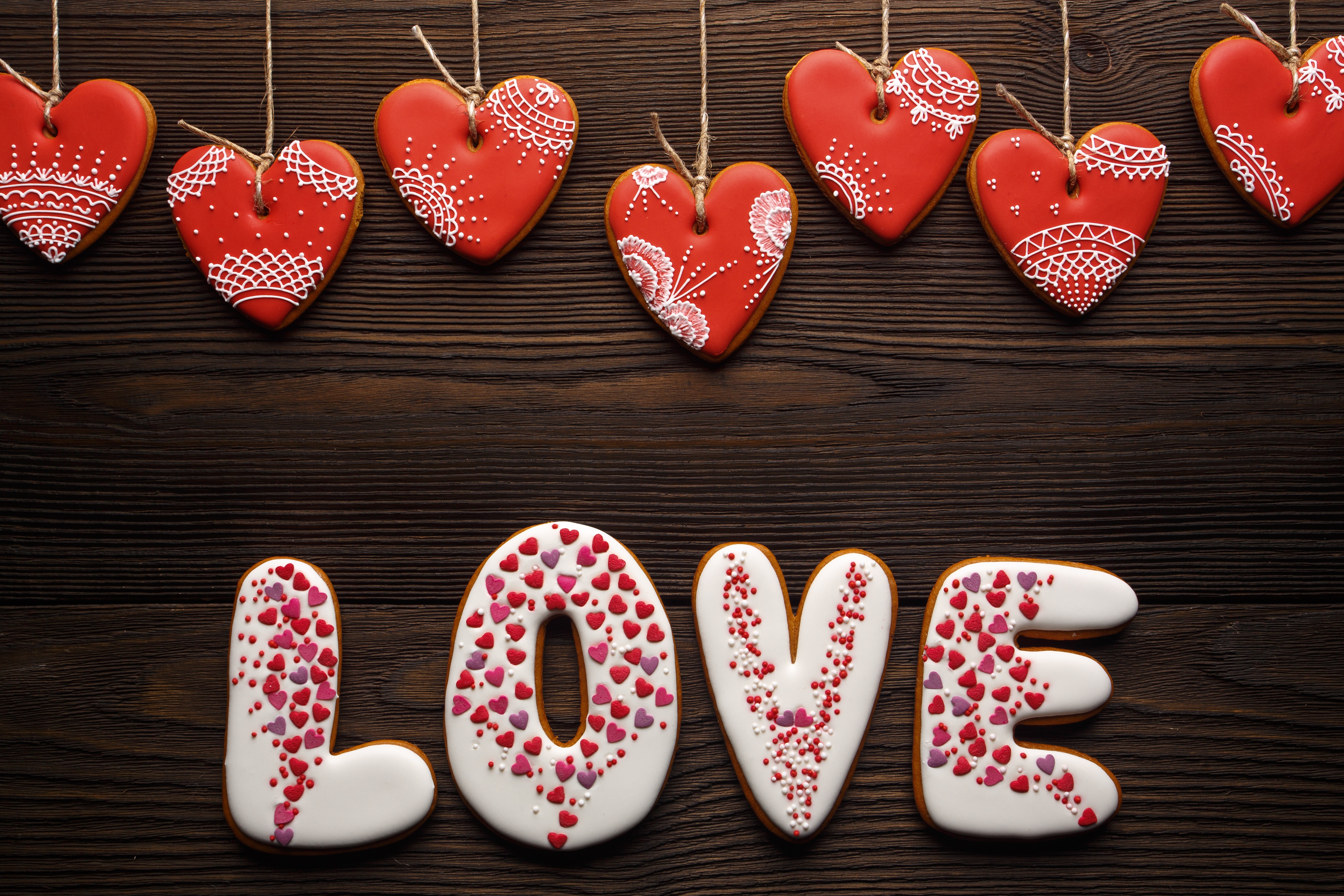 無料モバイル壁紙クッキー, 静物, 愛する, バレンタイン・デー, ロマンチック, 心臓, ホリデーをダウンロードします。