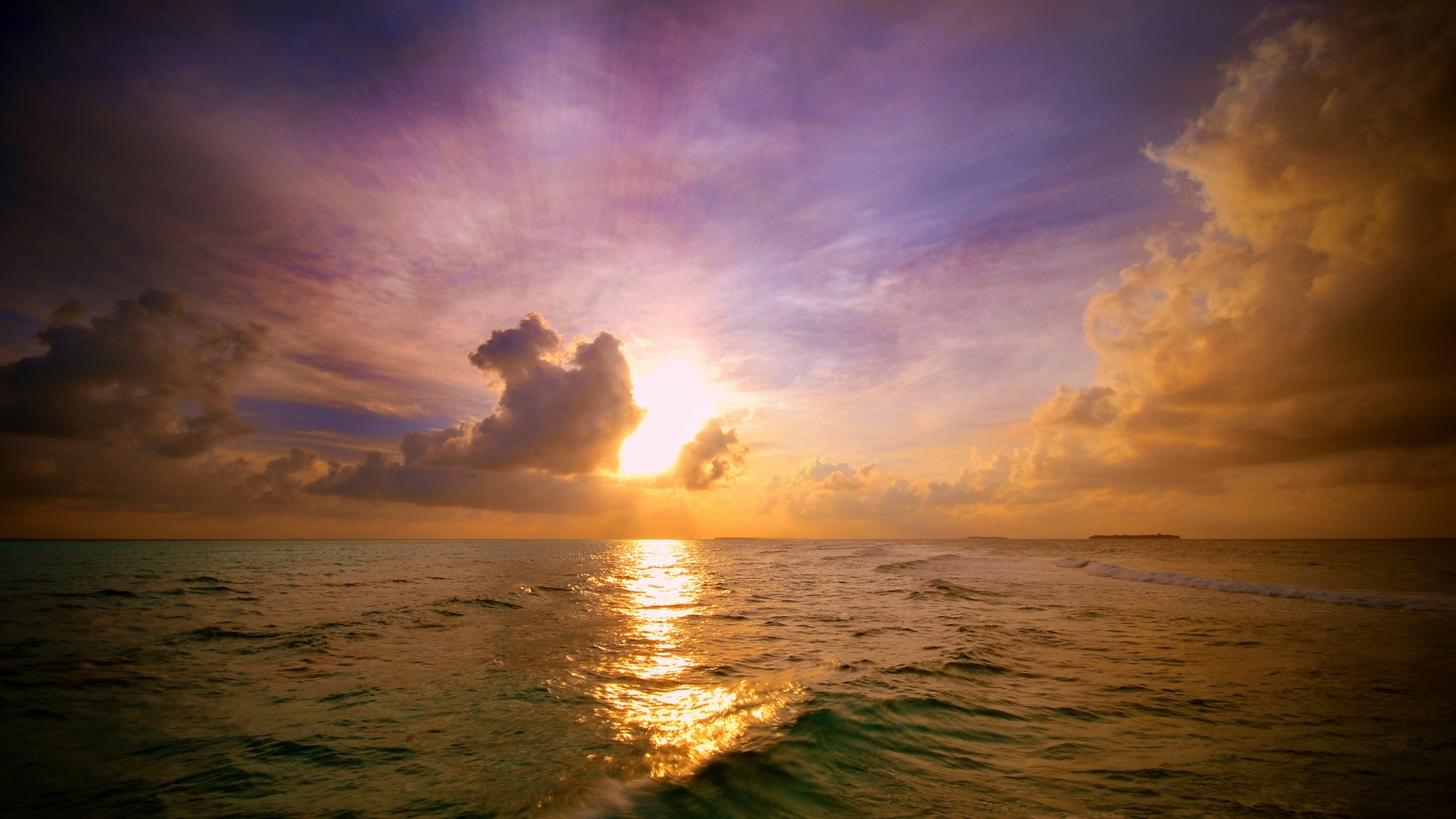 Baixe gratuitamente a imagem Paisagem, Pôr Do Sol, Mar, Nuvens na área de trabalho do seu PC