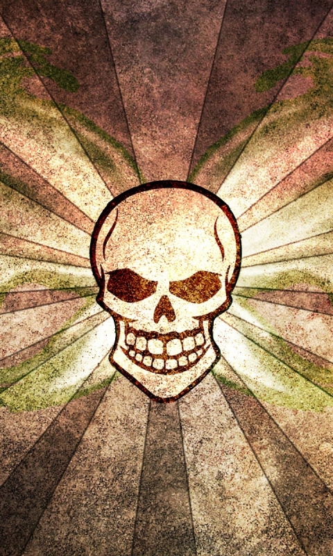 Download mobile wallpaper Dark, Skull for free.