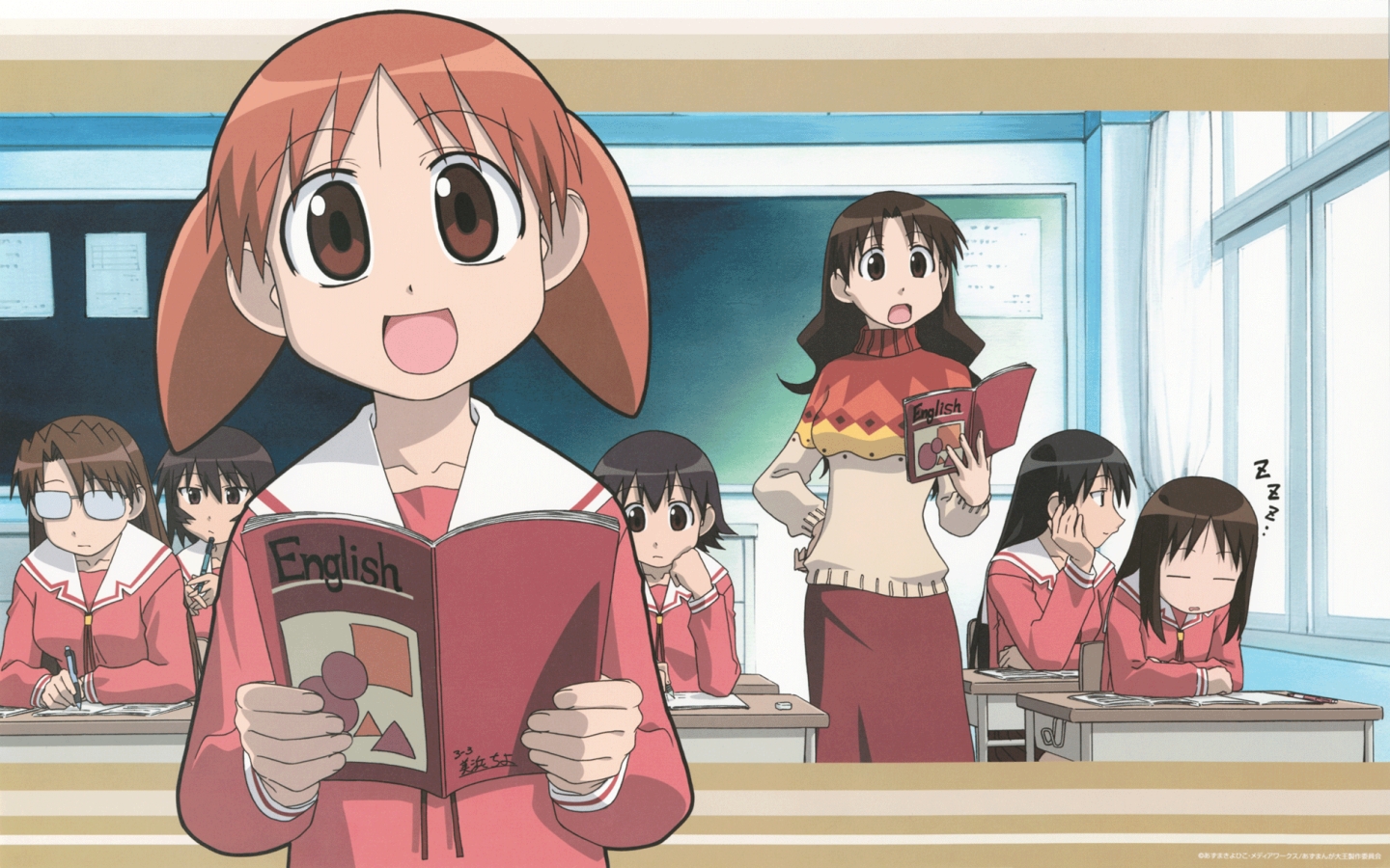 Free download wallpaper Azumanga Daioh, Anime on your PC desktop