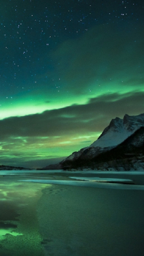 Download mobile wallpaper Earth, Aurora Borealis for free.