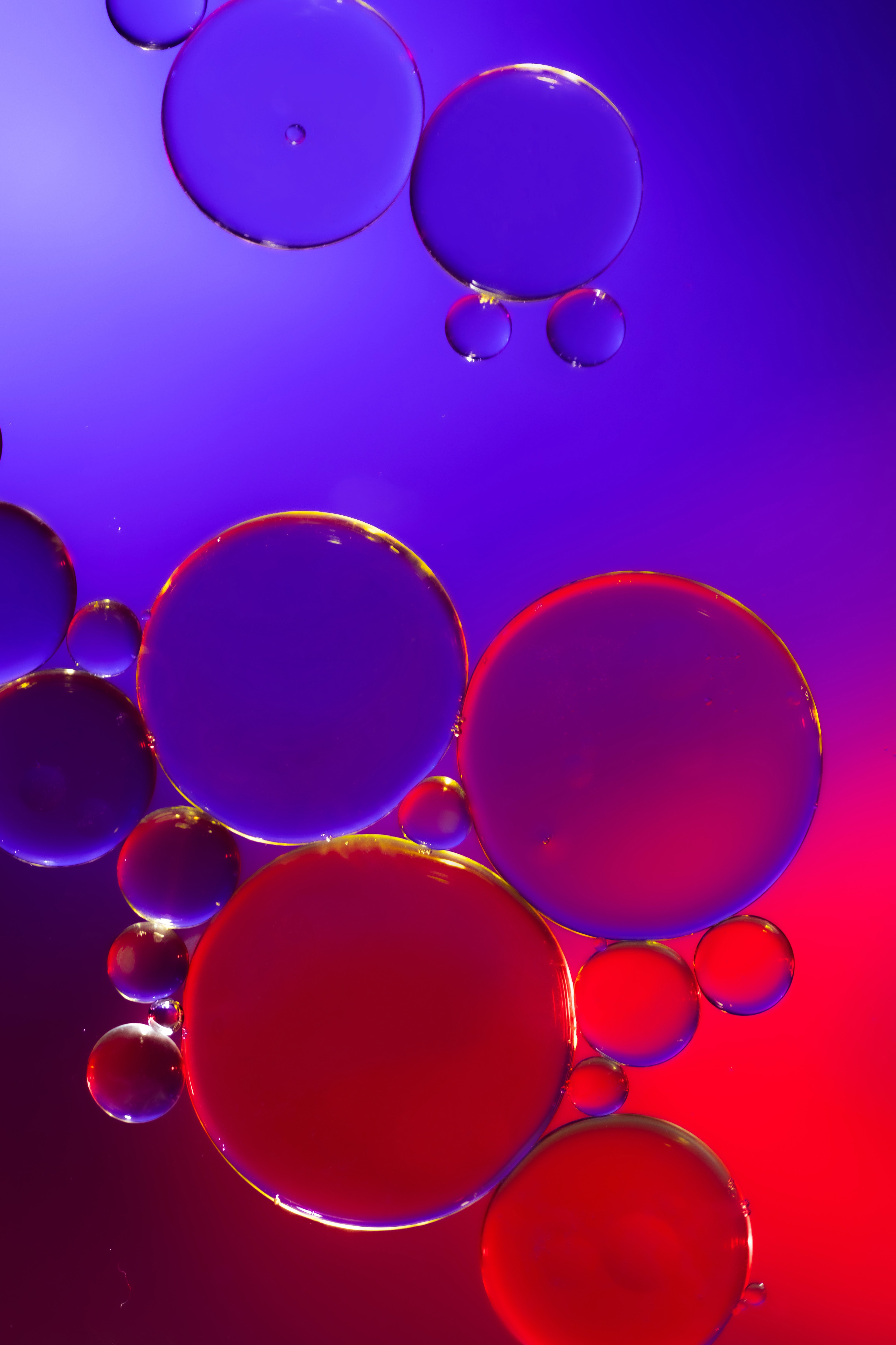 water, bubbles, gradient, abstract, glare HD wallpaper