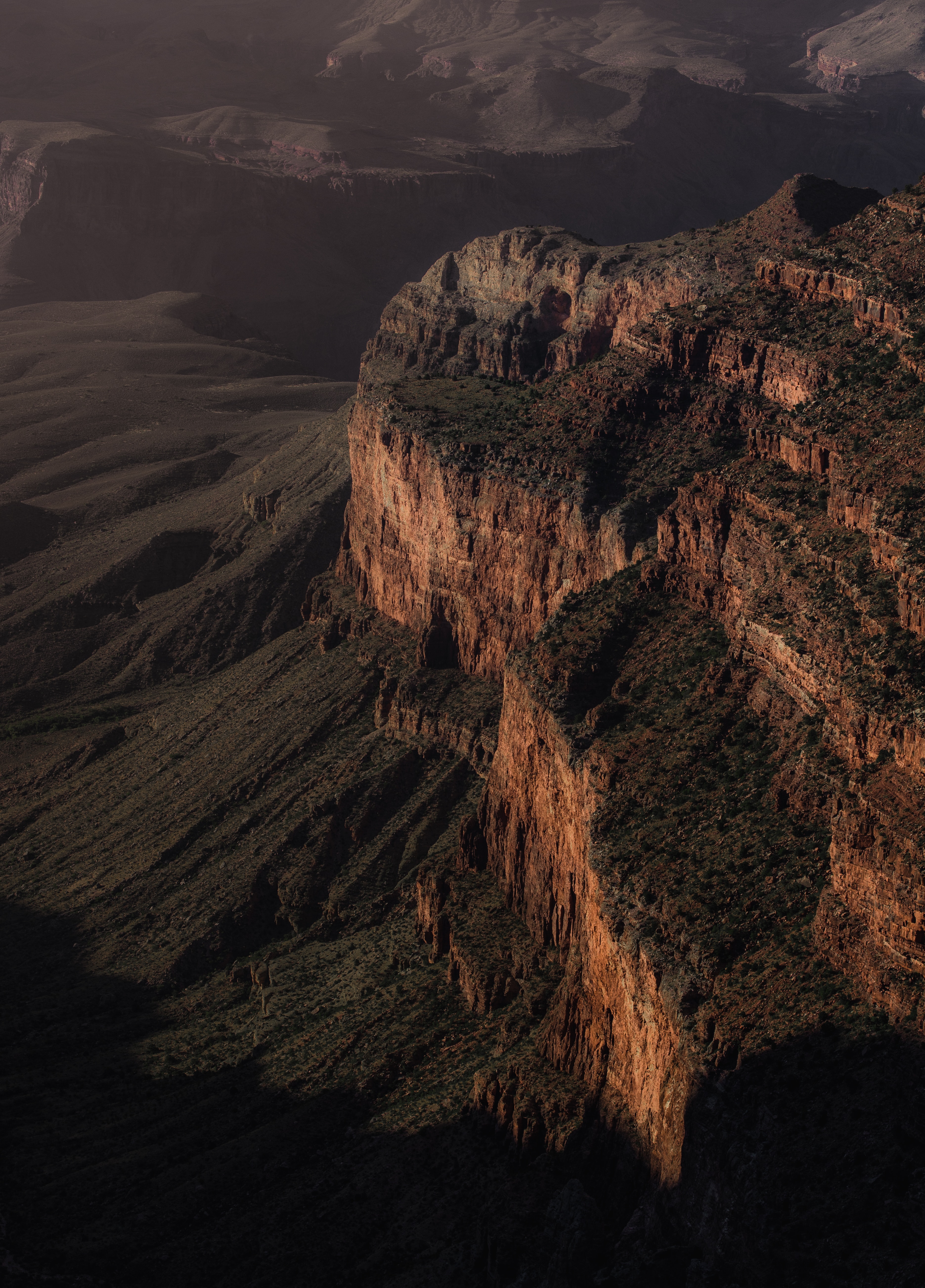 Free download wallpaper Mountains, Break, Precipice, Nature, View From Above, Landscape, Canyon on your PC desktop