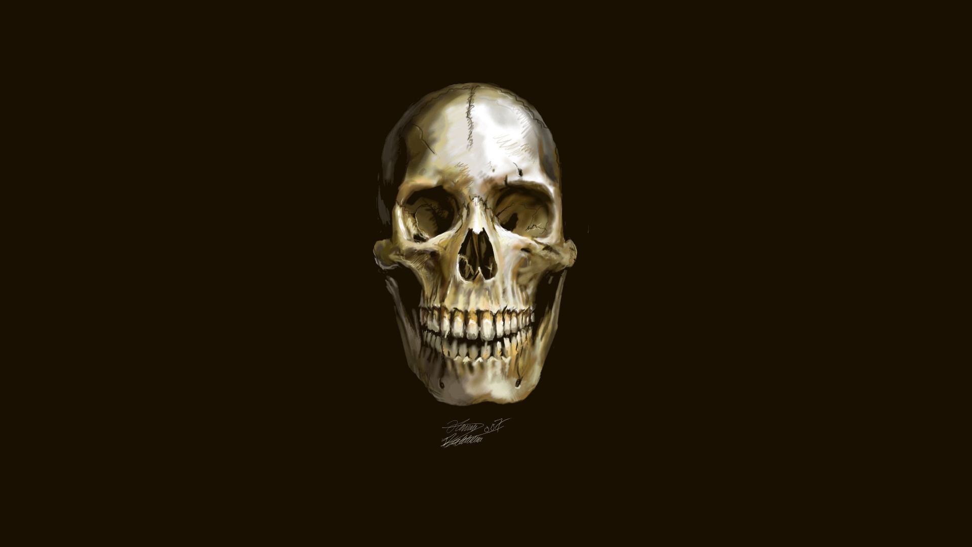 Free download wallpaper Dark, Skull on your PC desktop