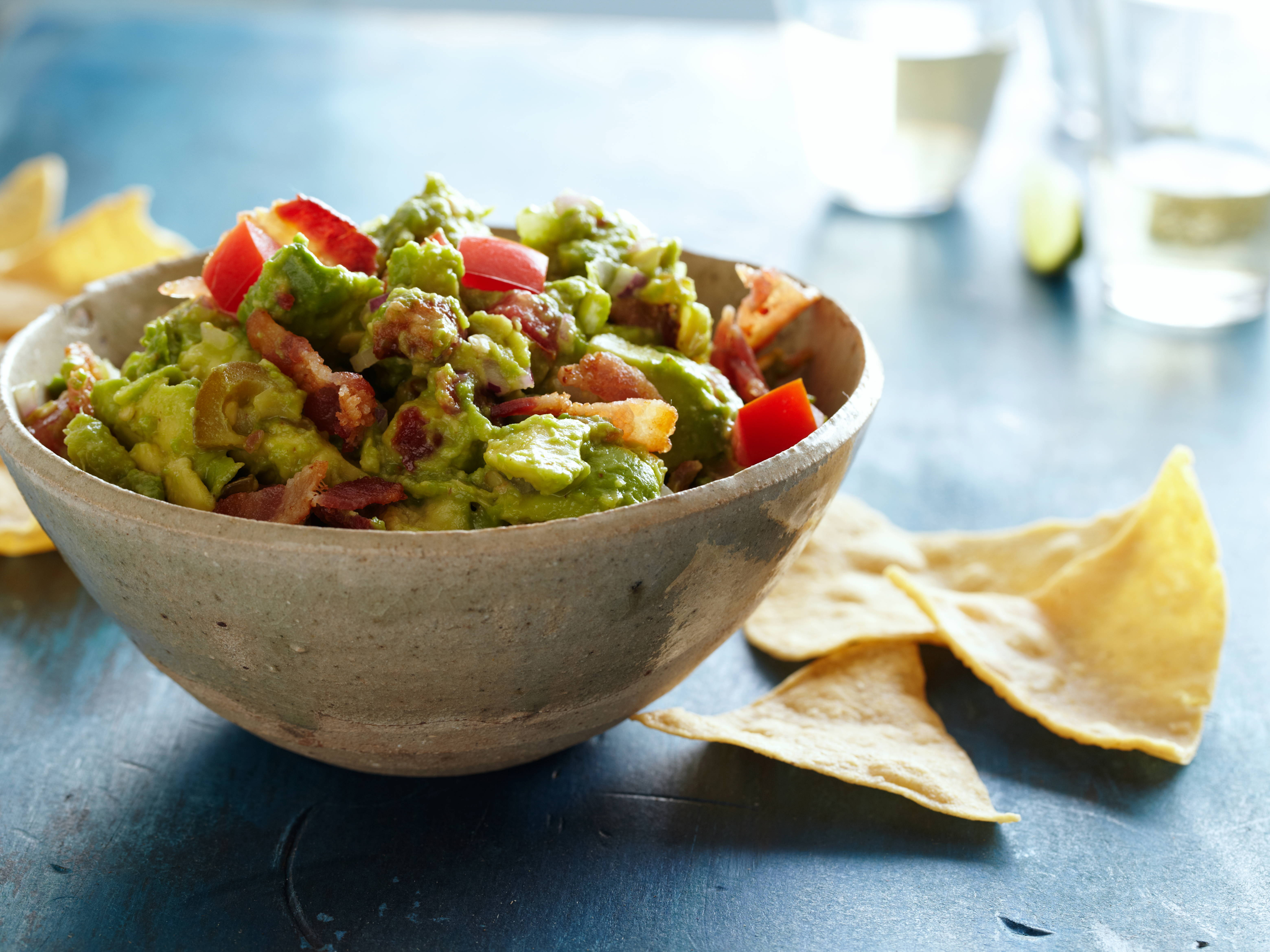 food, spicy guacamole