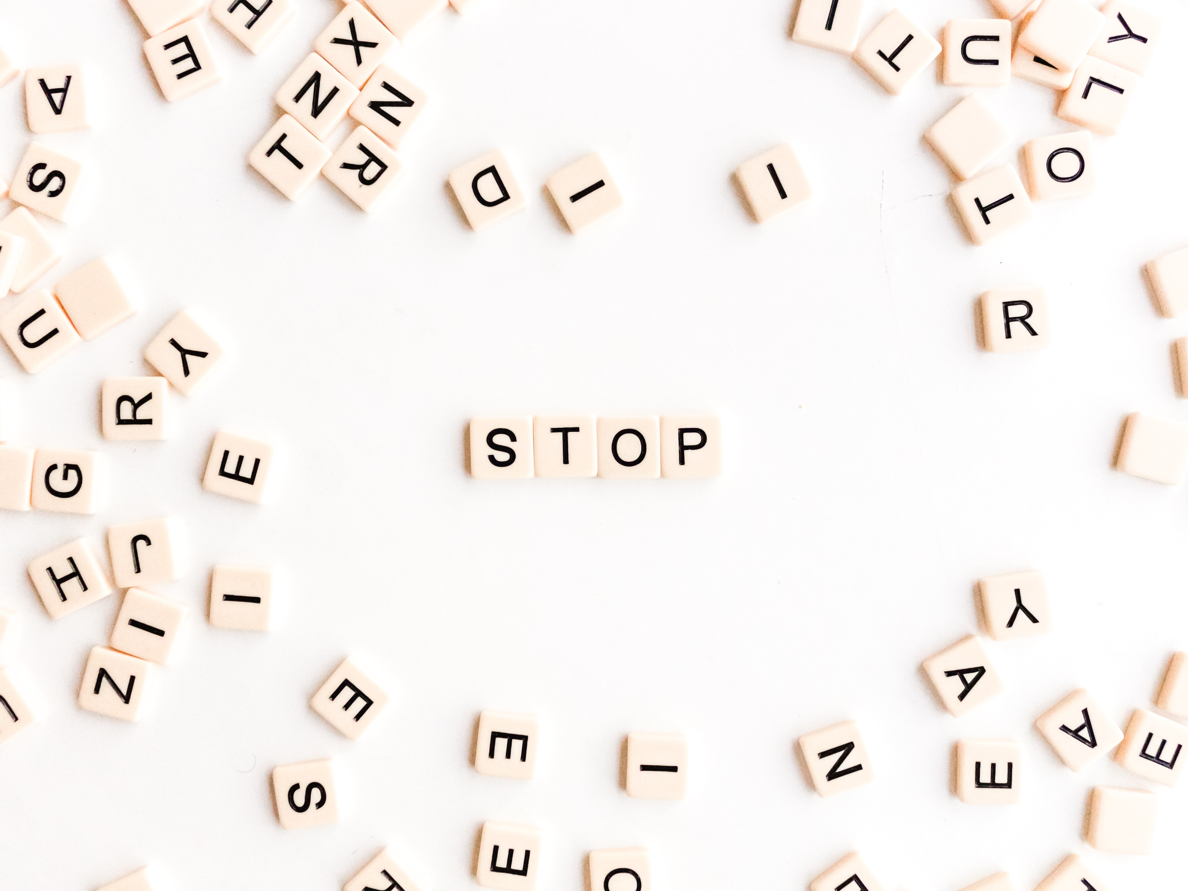 stop, word, words, letters, cubes, alphabet