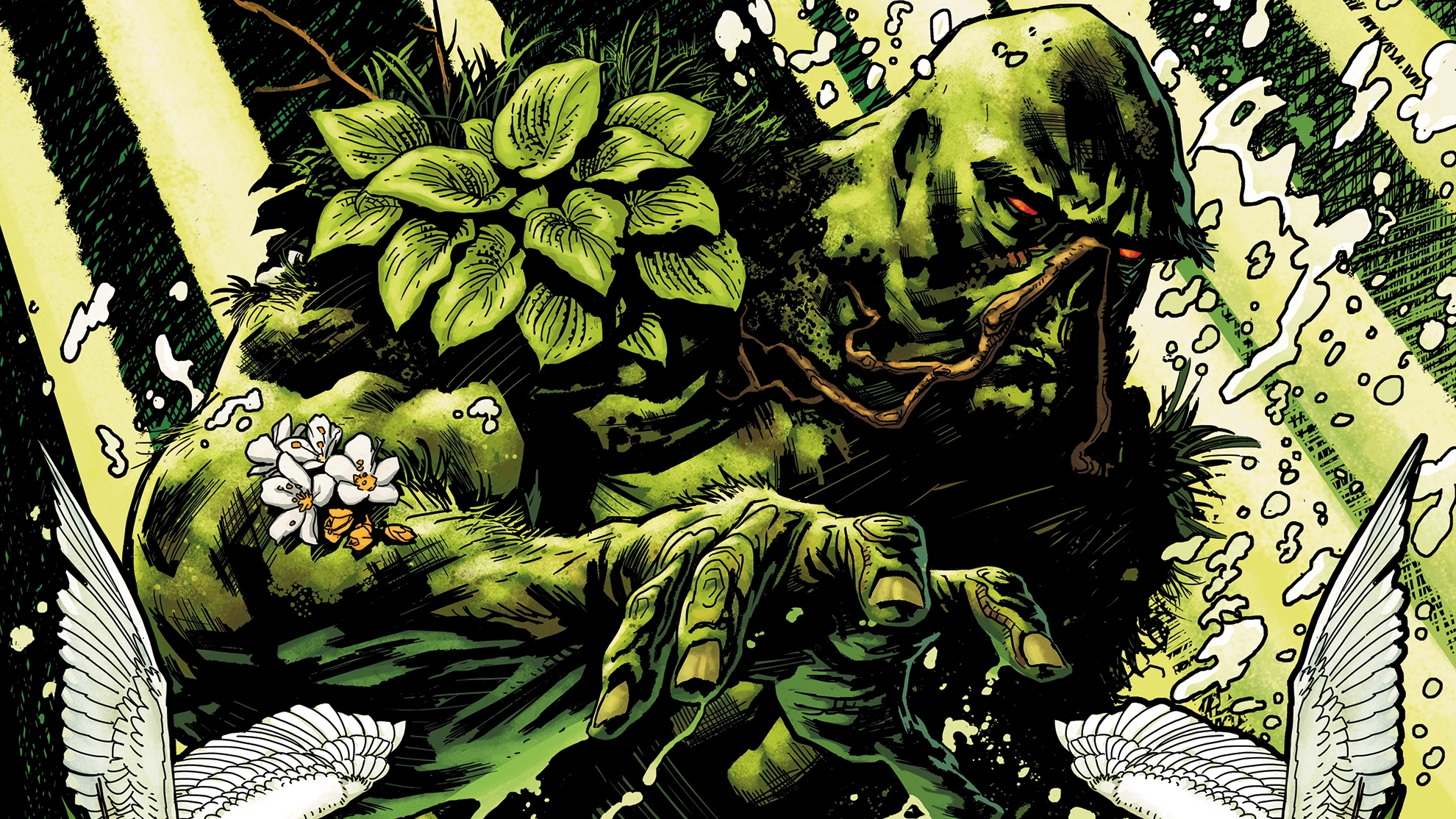 Download mobile wallpaper Comics, Swamp Thing for free.
