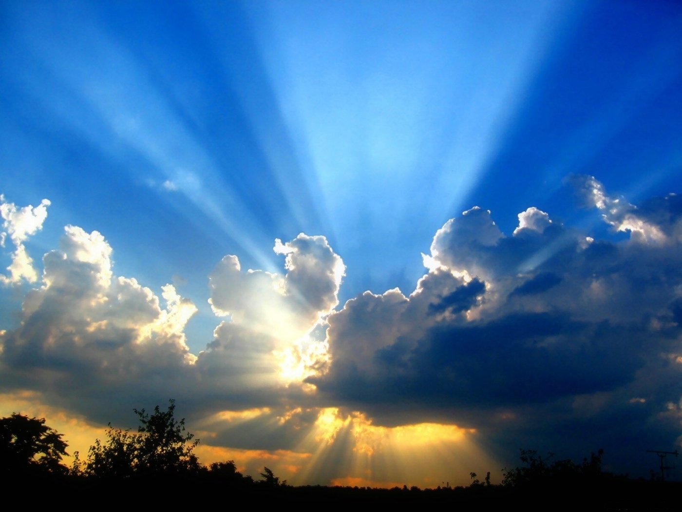 Завантажити шпалери безкоштовно Пейзаж, Небо, Сонце, Хмари картинка на робочий стіл ПК