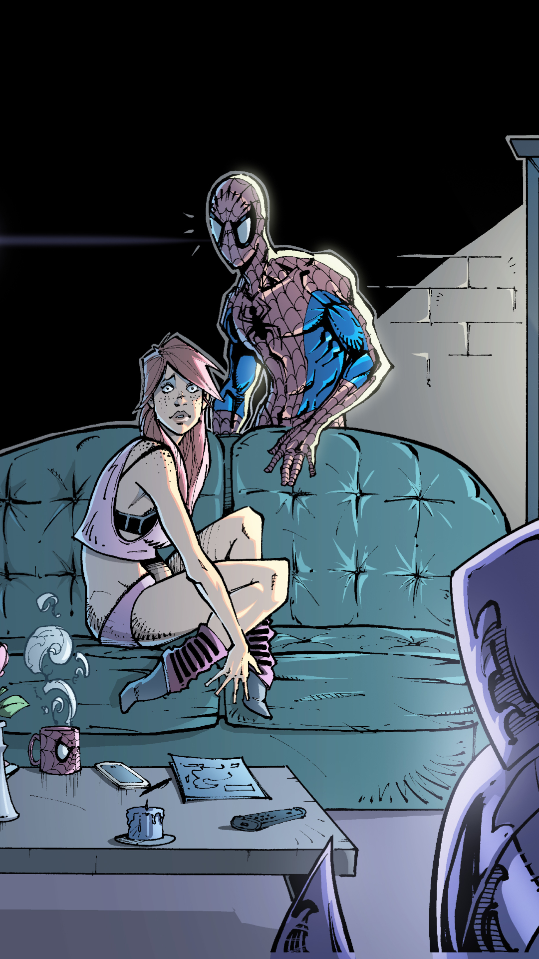 Handy-Wallpaper Comics, Spider Man, Mary Jane Watson kostenlos herunterladen.